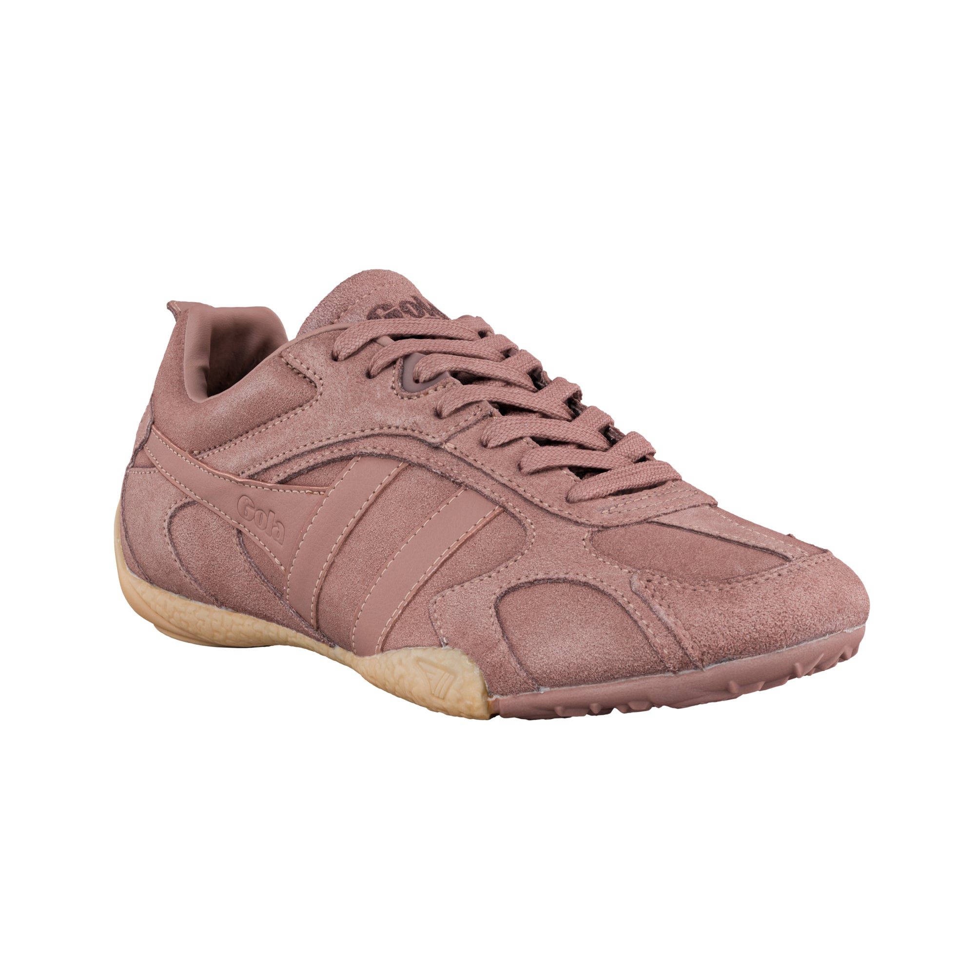 gola-corva-damen-sneaker-in-braunrose-aus-wildleder image 2