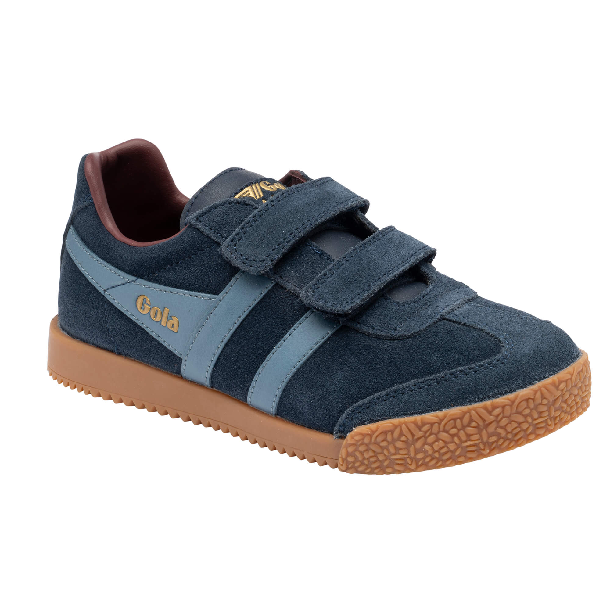 gola-harrier-strap-trainer-kinder-marine-atlantikblau-burgunderrot image 2