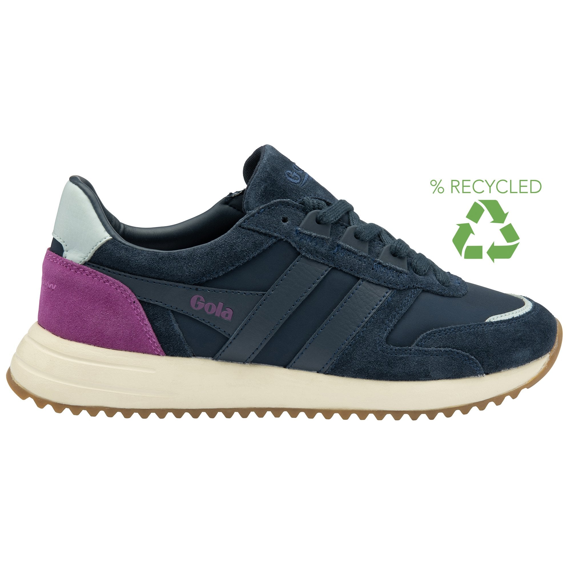 gola-chicago-damen-sneaker-marineblau-eisblau-retro-jogger image 1