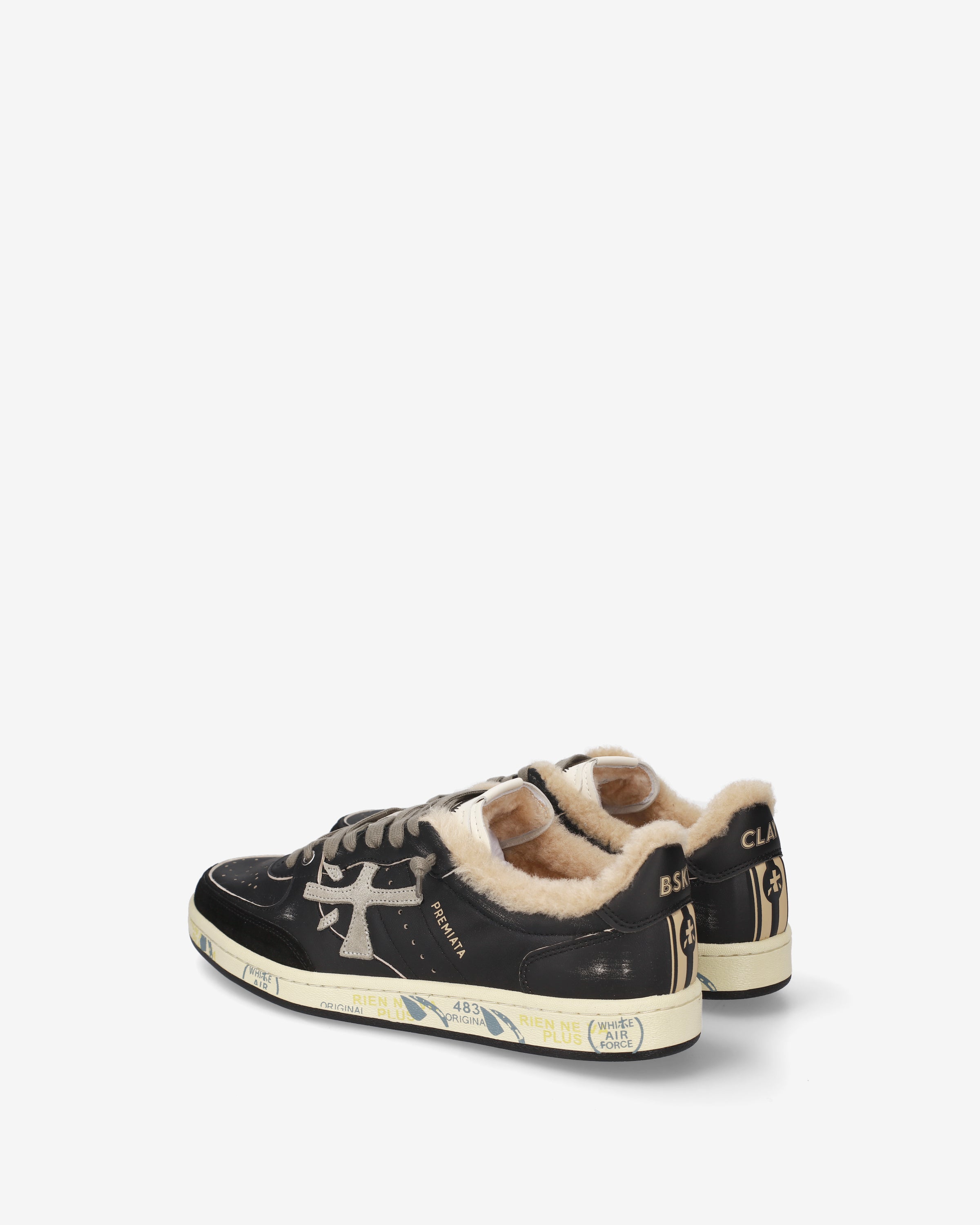 premiata-bskt-clay-6909m-herren-sneaker-black image 5