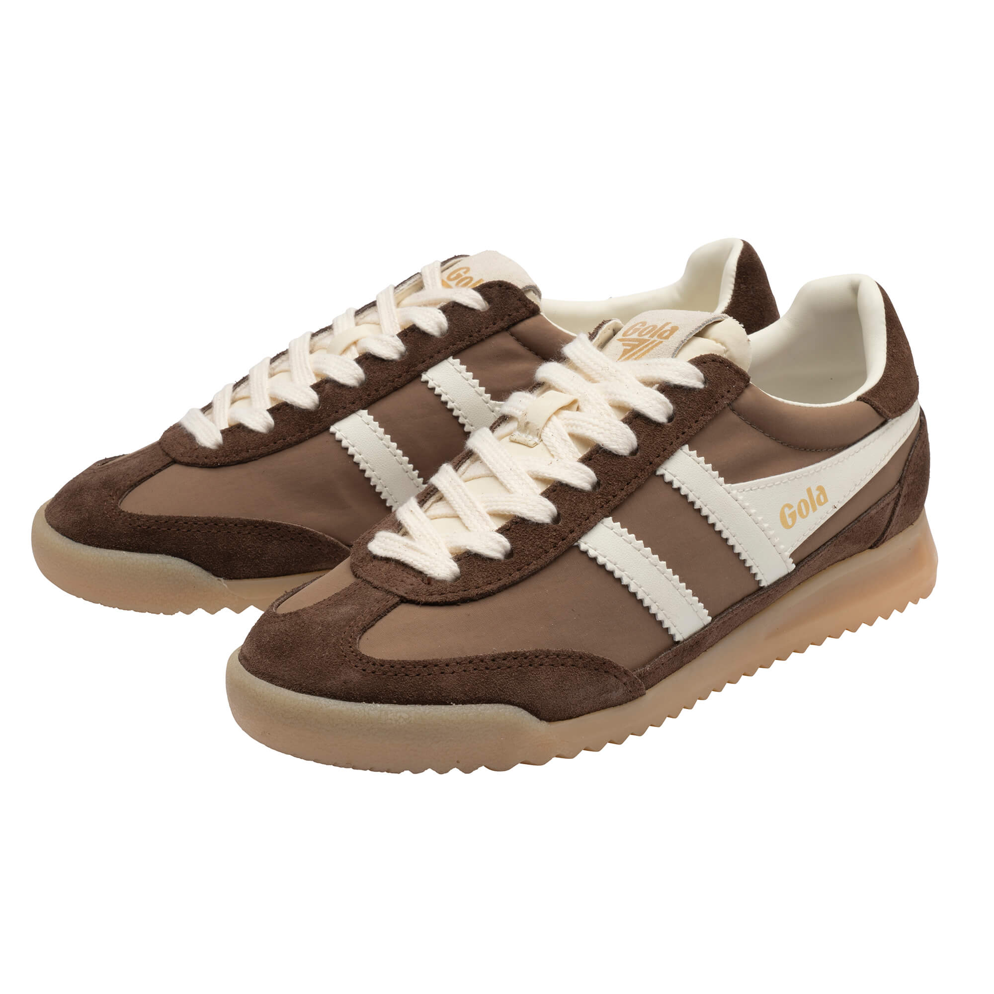 gola-firefly-sneaker-f-r-damen-otterbraun-dunkelbraun-off-white image 3
