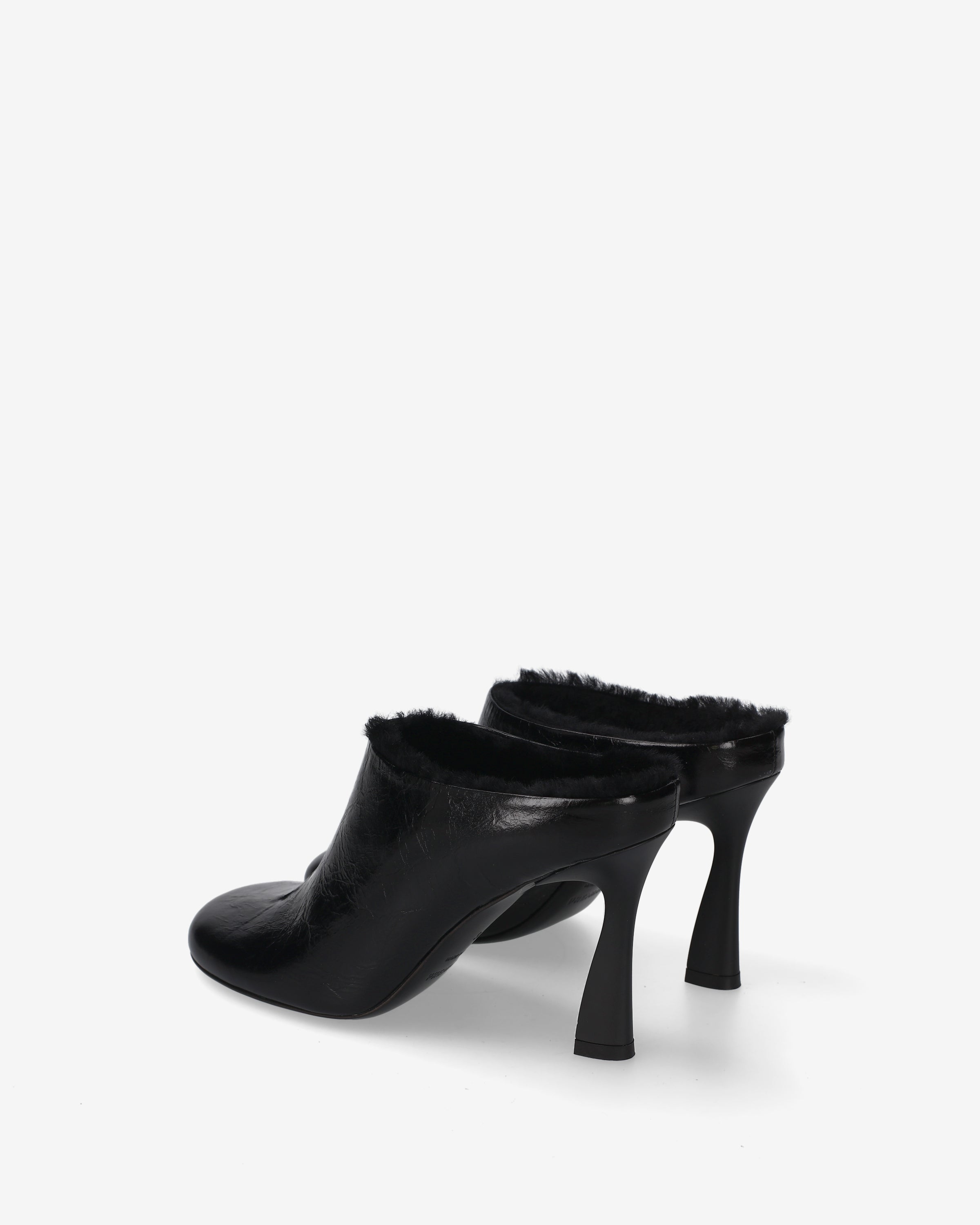 premiata-shearling-mules-damen-schwarz-10-cm image 5