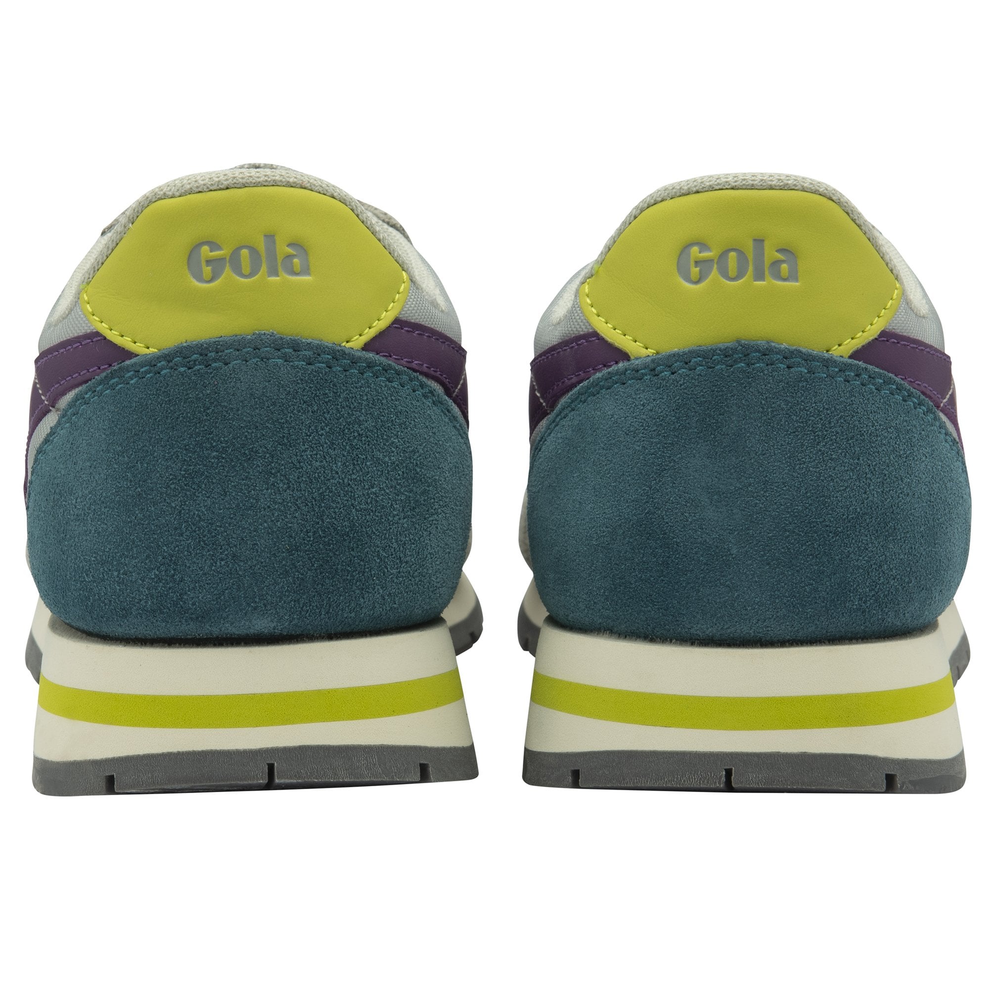 gola-daytona-damen-sneaker-hellgrau-fingerhut-schwefelgelb image 4