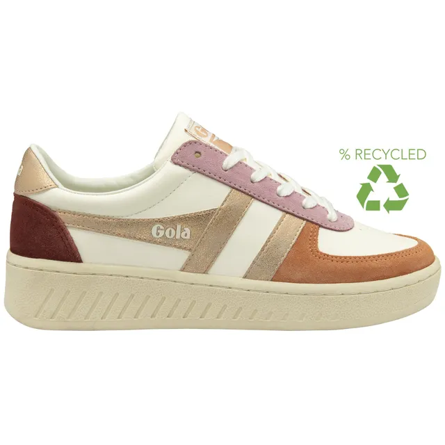 gola-grandslam-quadrant-damen-sneaker-off-white-terrakotta image 1