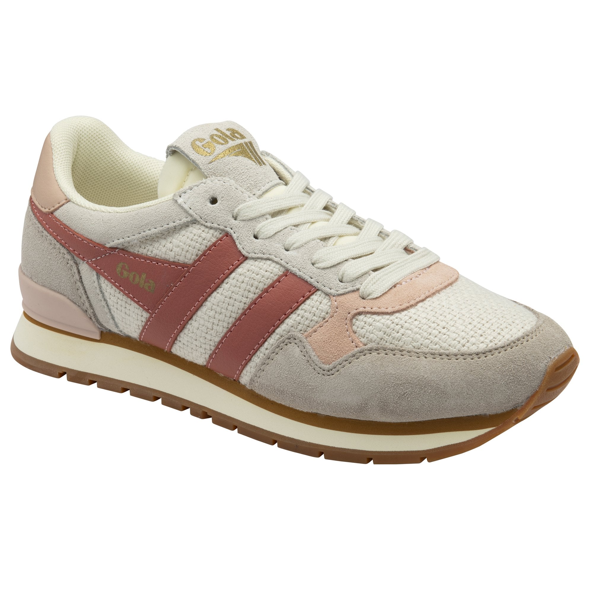 gola-colorado-sneaker-f-r-damen-off-white-federgrau-lehm image 2
