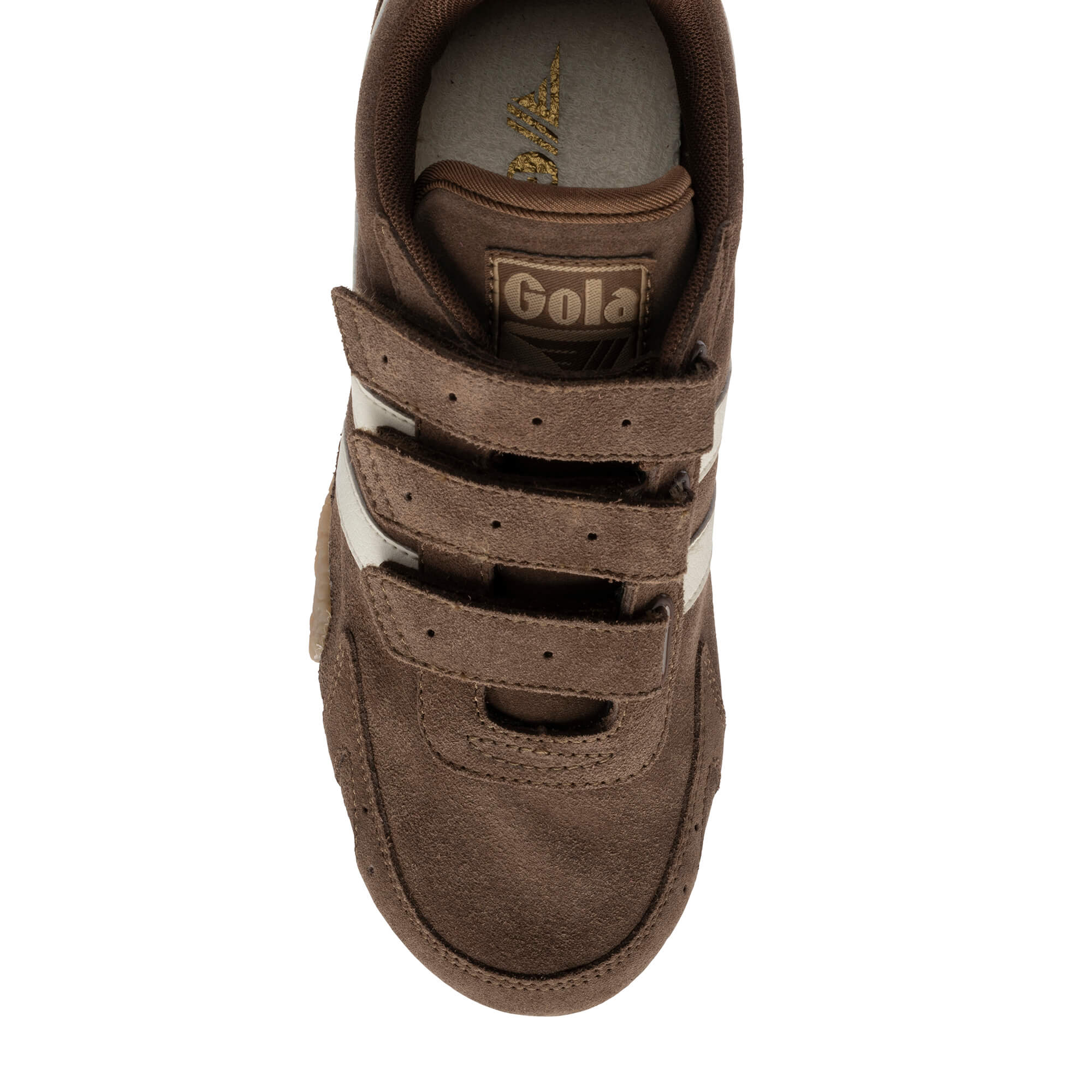 gola-connect-suede-strap-damen-sneaker-otterbraun-off-white image 5