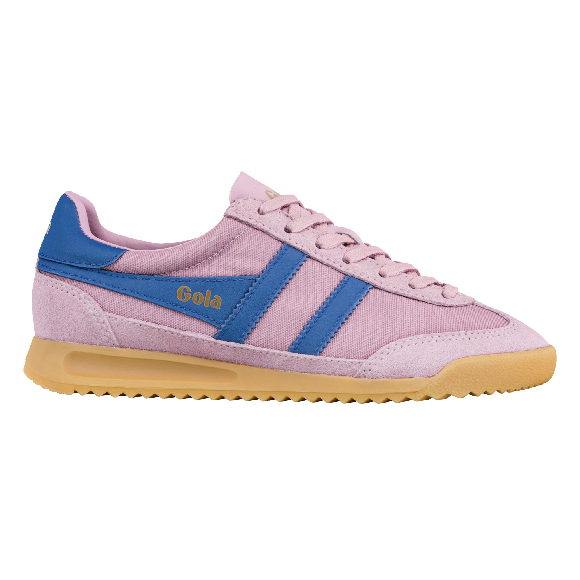 gola-tornado-damen-sneaker-bonbonrosa-navy-wildleder image 1
