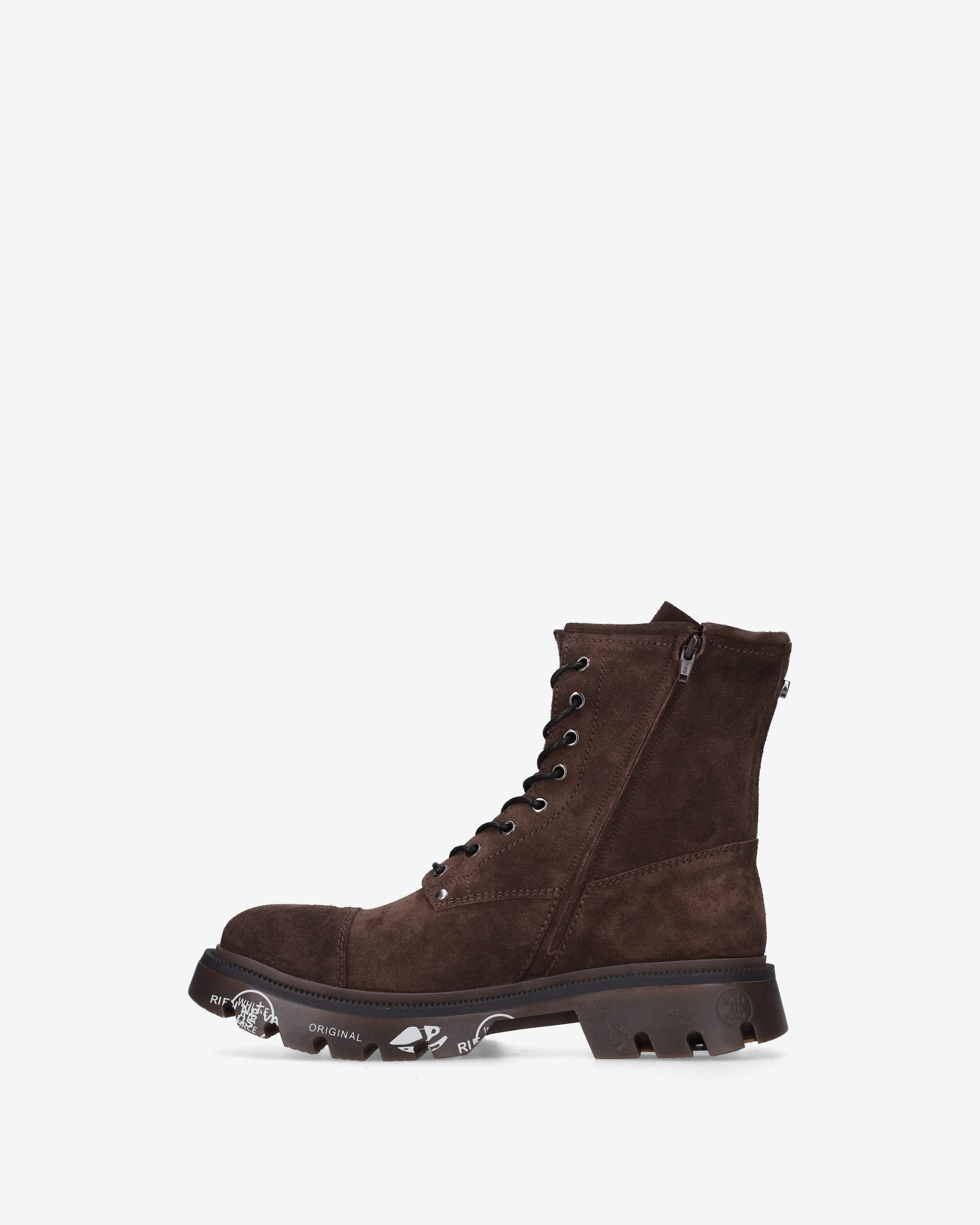 premiata-clapham-521-herren-combat-boot-suede-braun image 3