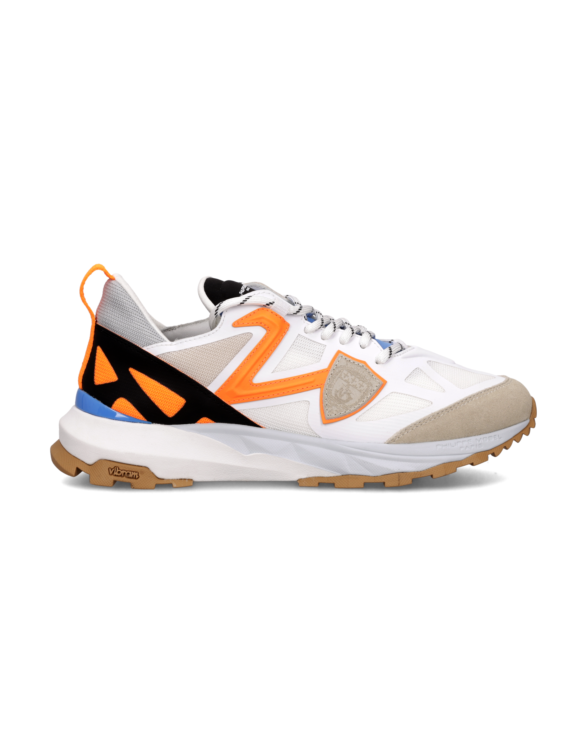 philippe-model-rocx-herren-sneaker-wei-orange image 1