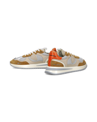 philippe-model-olympique-herren-sneaker-beige-tabak-orange image 4