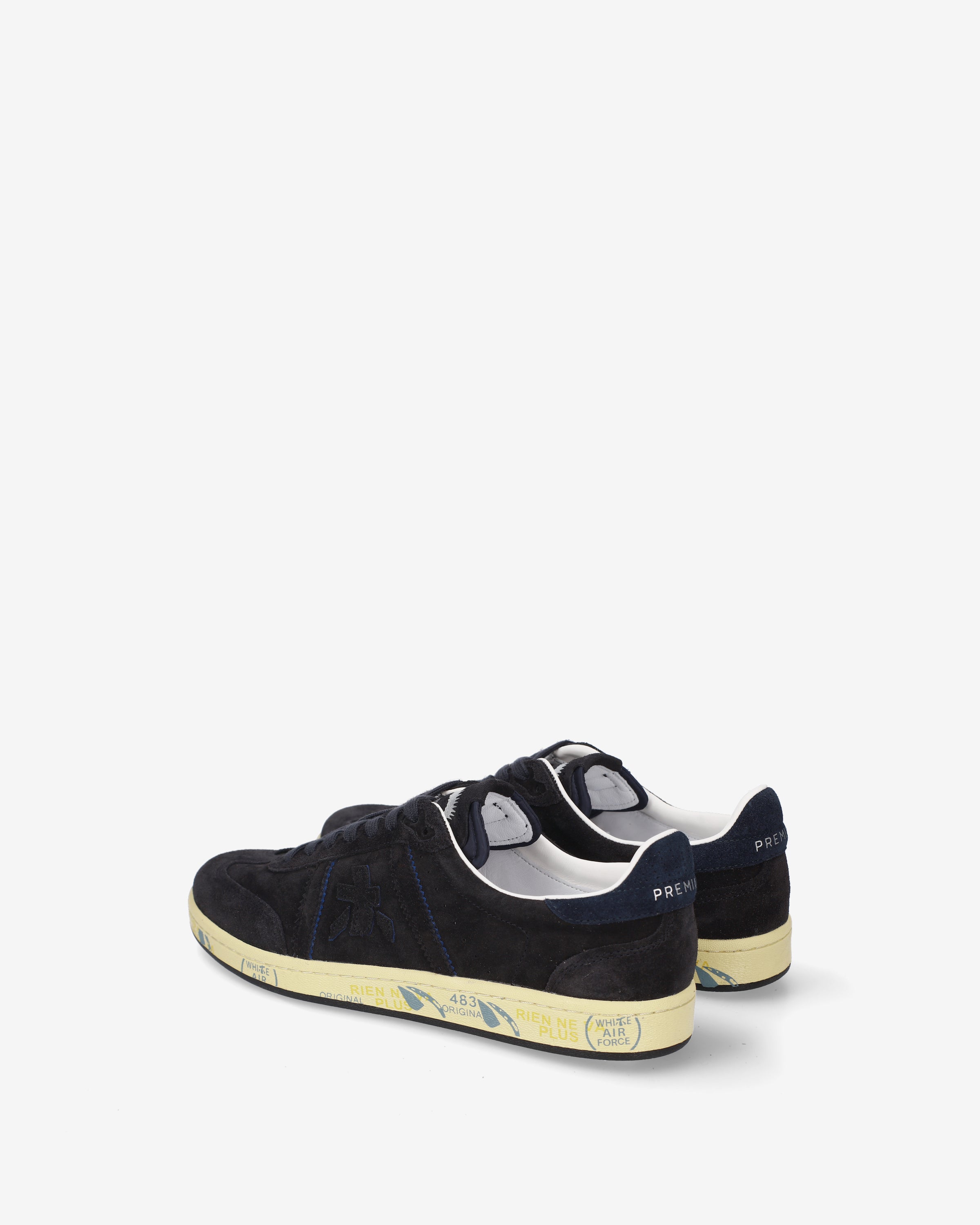 premiata-bonnie-8589-sneaker-dark-blue-suede-herren image 5
