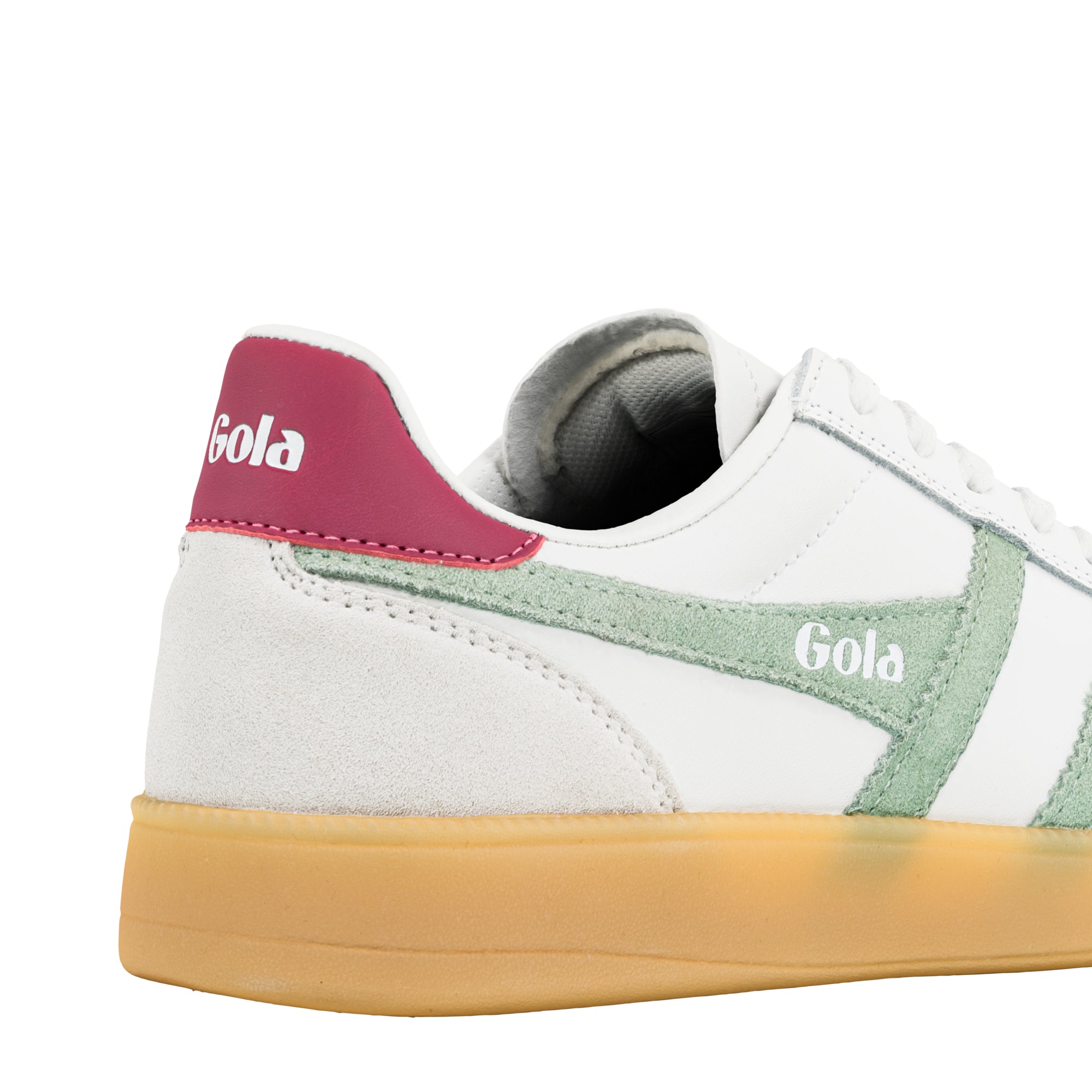 gola-viper-leder-sneaker-f-r-damen-wei-gr-n-kirschrot image 6