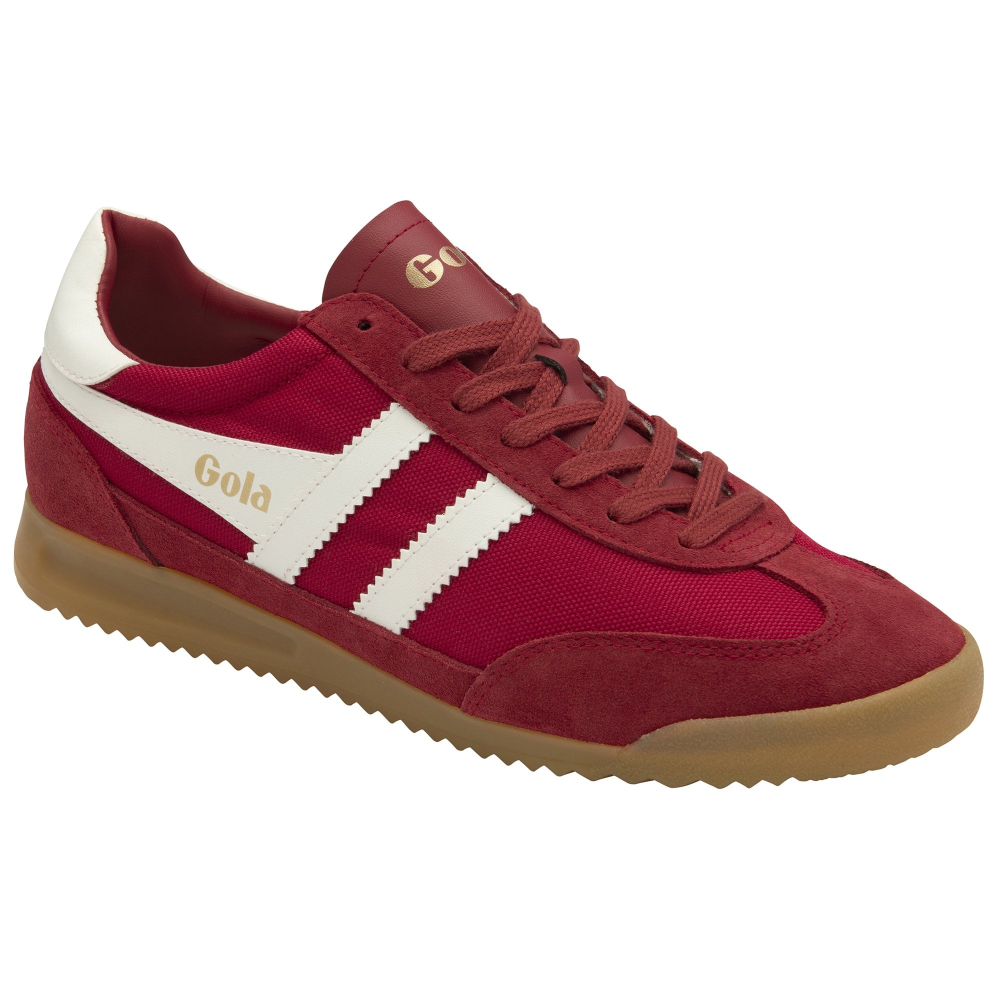 gola-tornado-sneaker-f-r-herren-deep-red-nylon-wildleder-terrace image 2