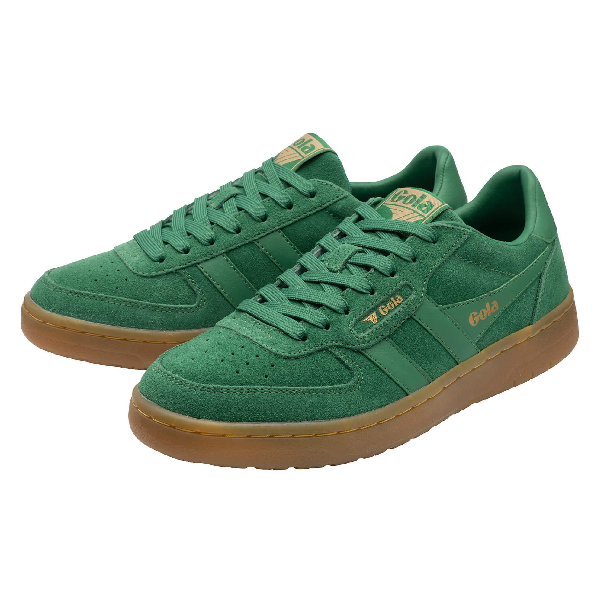 gola-hawk-suede-86-damen-sneaker-vollleder-in-smaragd image 3