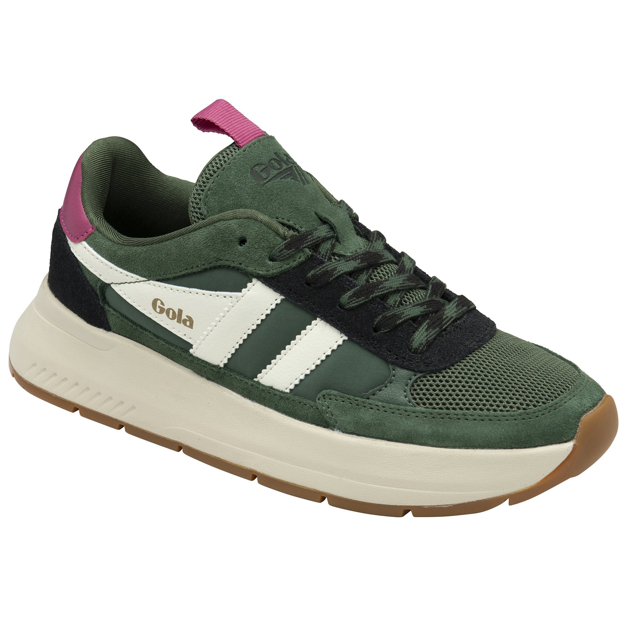 gola-phoenix-damen-sneaker-tannengr-n-fuchsia image 2