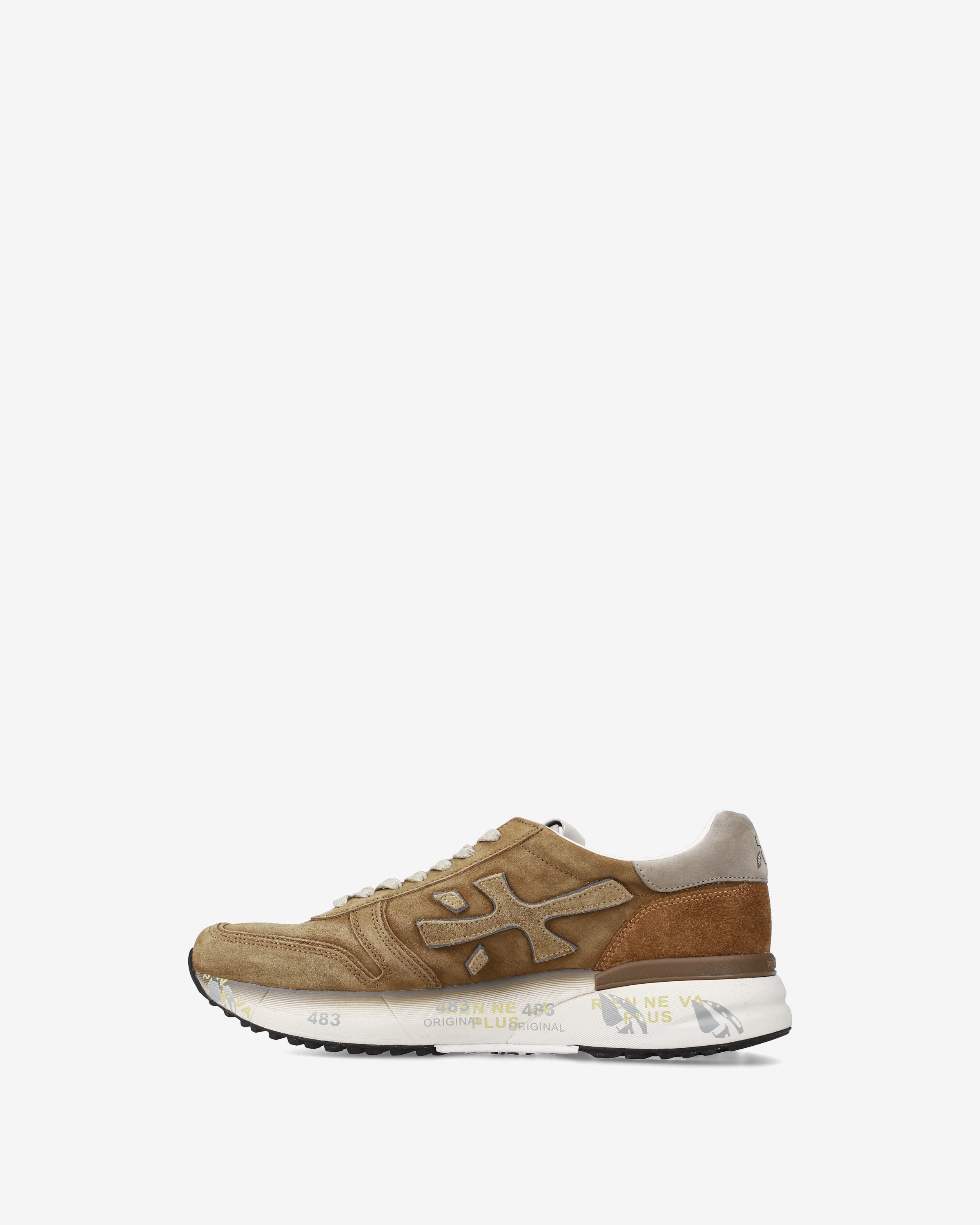 premiata-mick-7712-sneaker-herren-beige-tabacco image 3