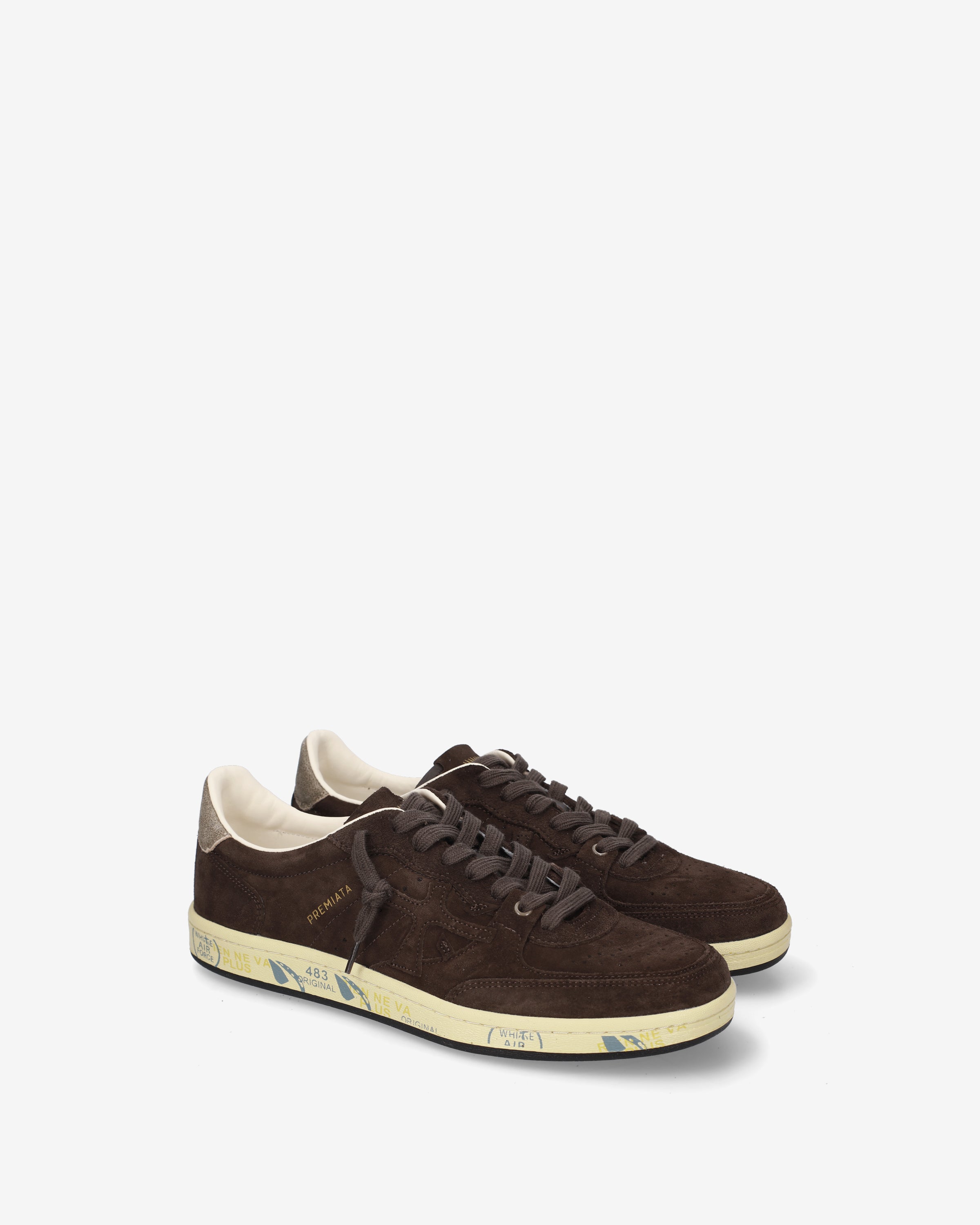 premiata-bskt-clay-8446-sneaker-brown-herren image 2