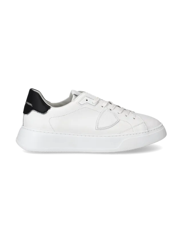 philippe-model-temple-herren-sneaker-low-wei-schwarz-leder image 1