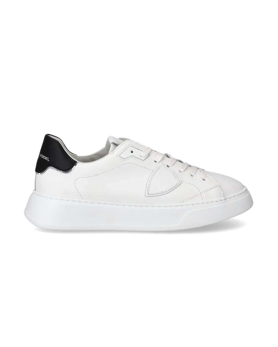 philippe-model-temple-herren-sneaker-low-wei-schwarz-leder image 1