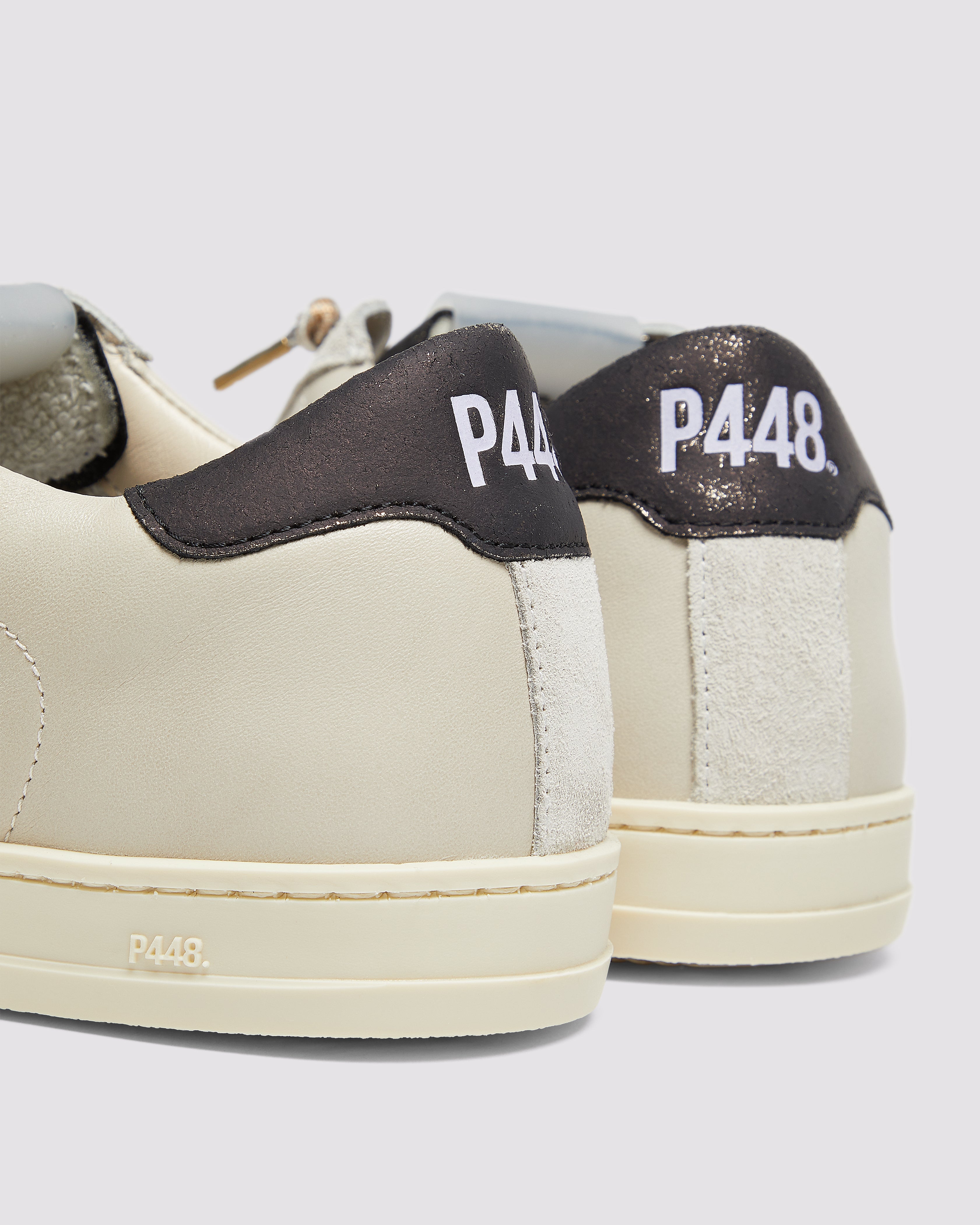 p448-john-cream-panna-damen-low-top-sneaker-creme-metallic image 6