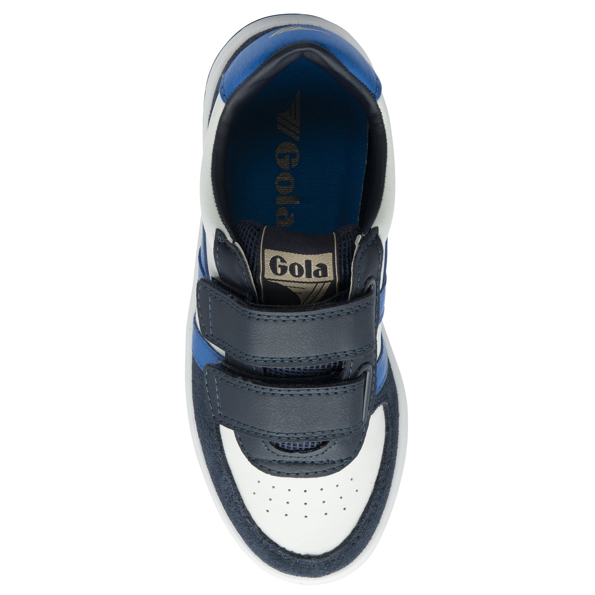 gola-hawk-strap-turnschuhe-f-r-kinder-wei-marineblau image 5