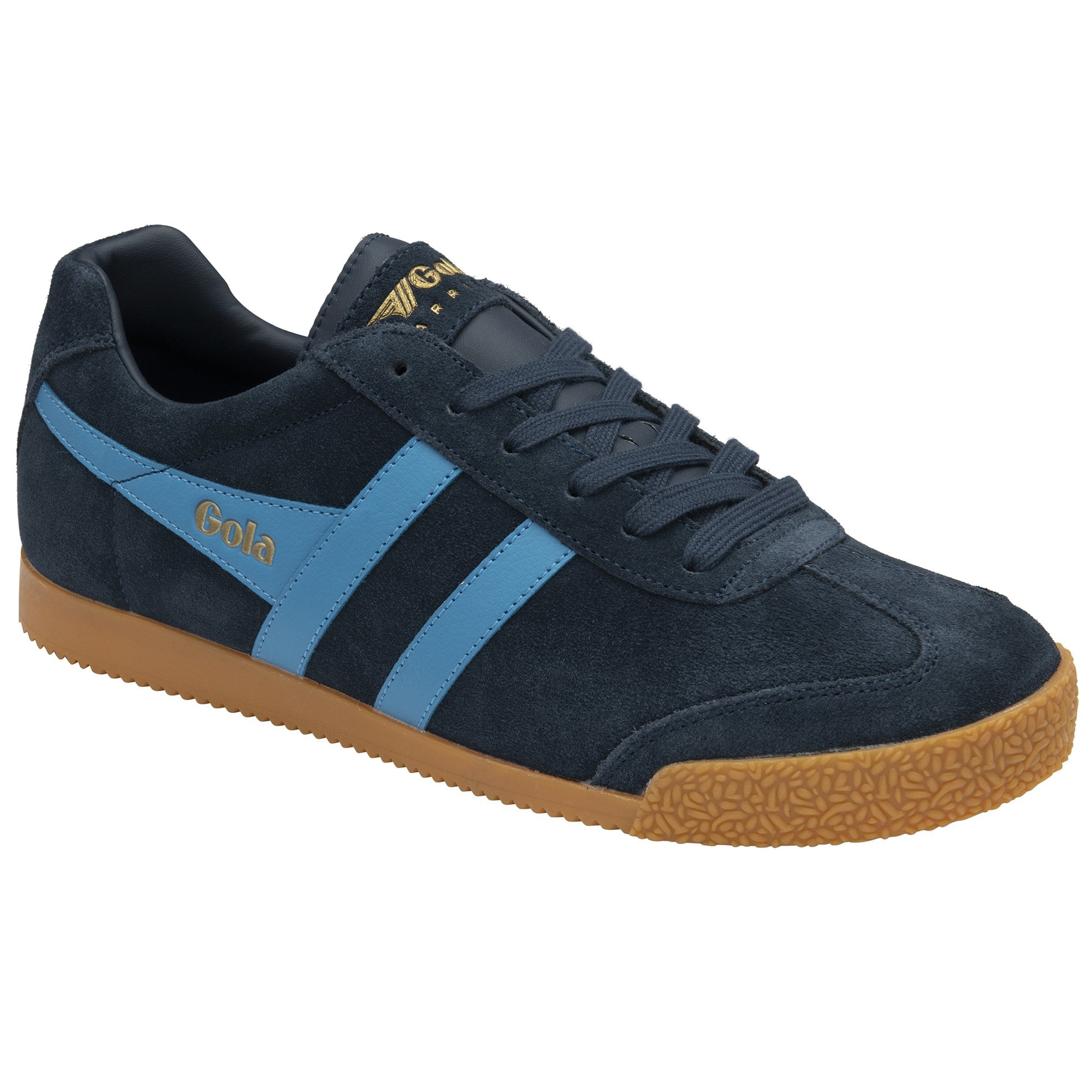 gola-harrier-suede-herren-sneaker-aus-wildleder-in-marineblau-santorinblau image 2