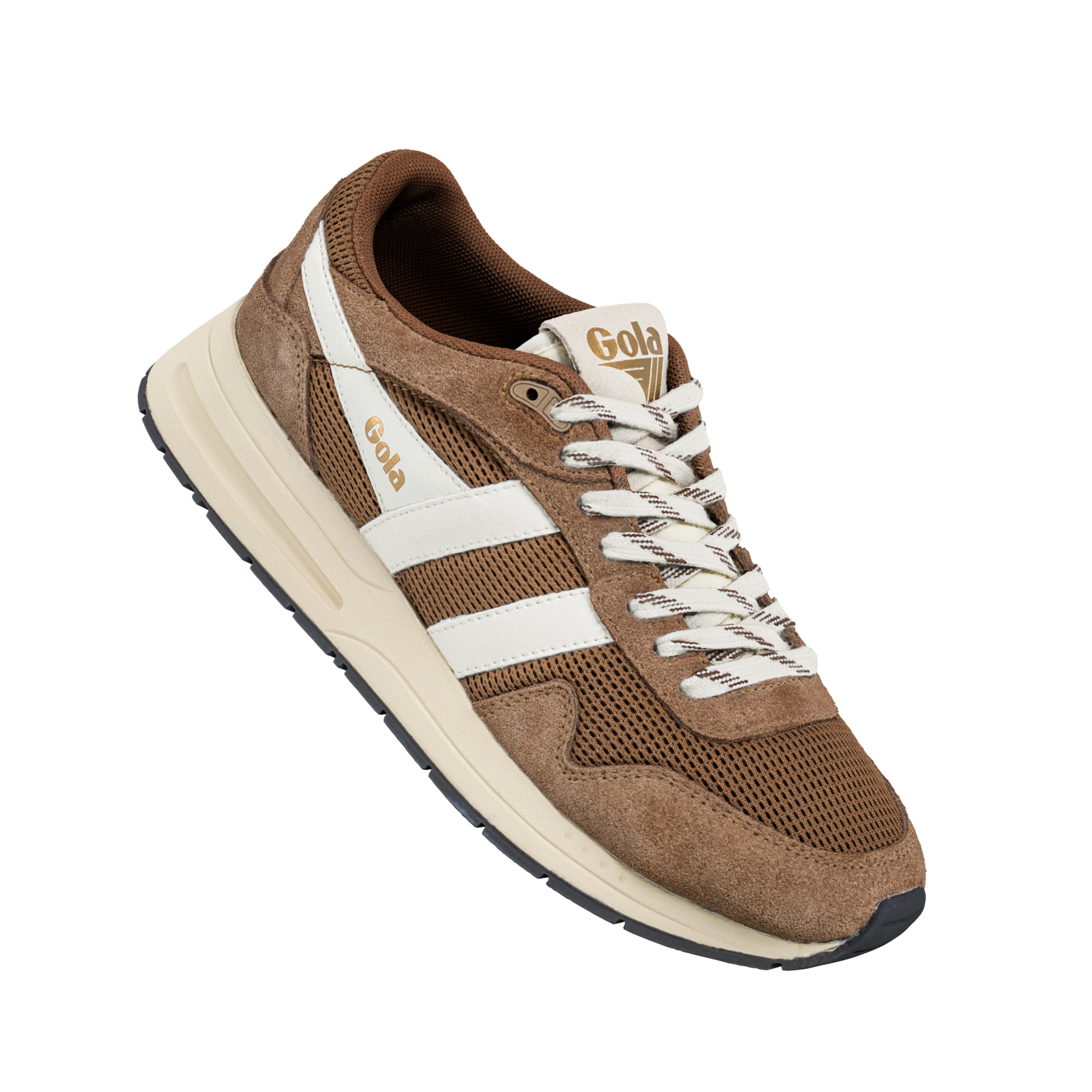 gola-delta-damen-sneaker-suede-mesh-in-biber-off-white image 5