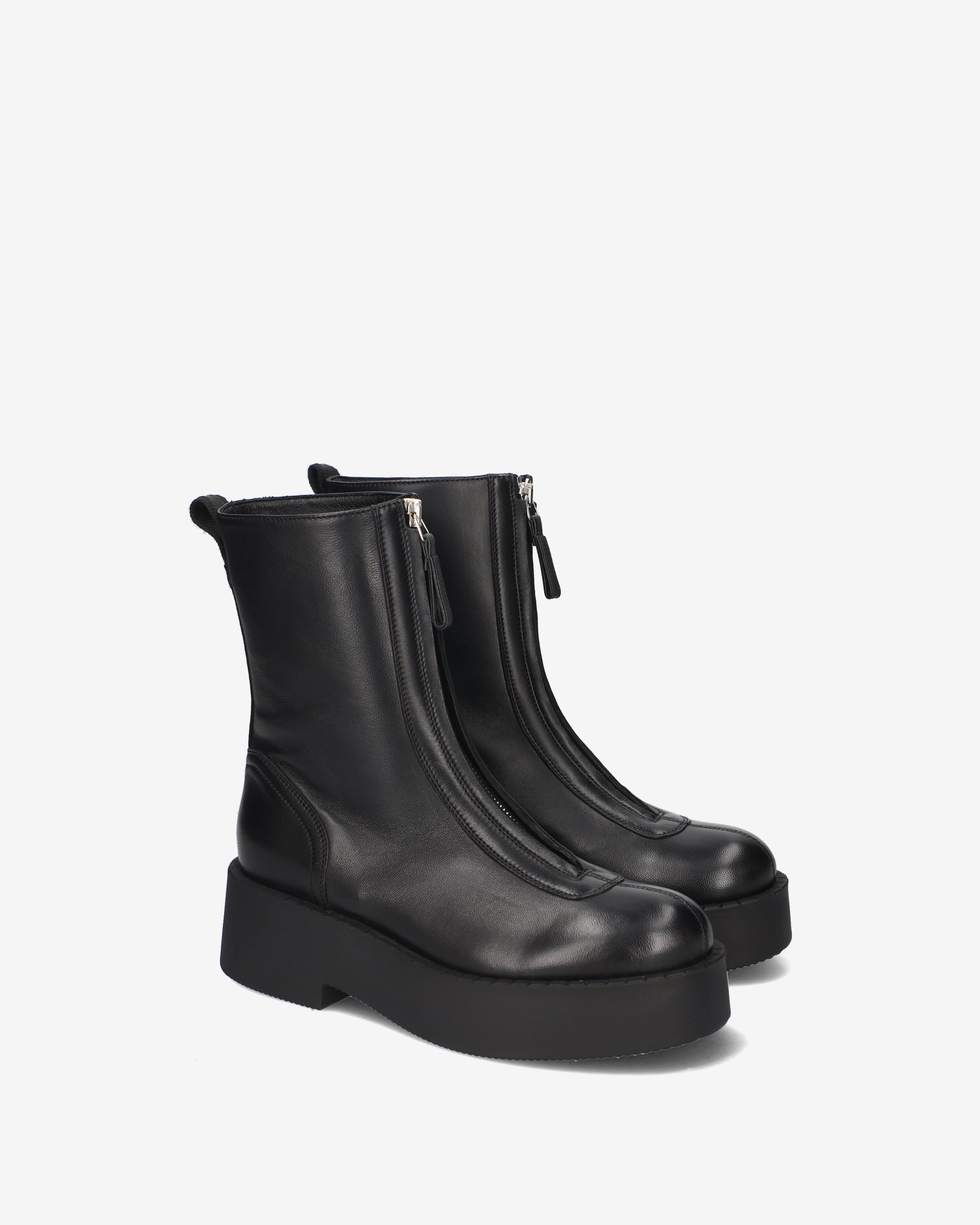 premiata-stivaletti-pelle-nera-damen-stiefeletten image 2
