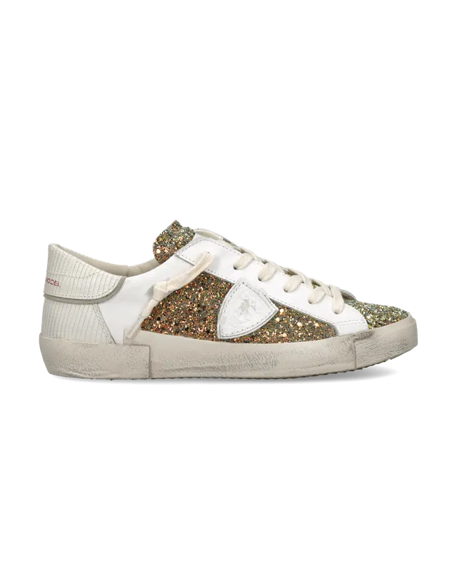 philippe-model-prsx-damen-sneaker-wei-gold-gr-n image 1