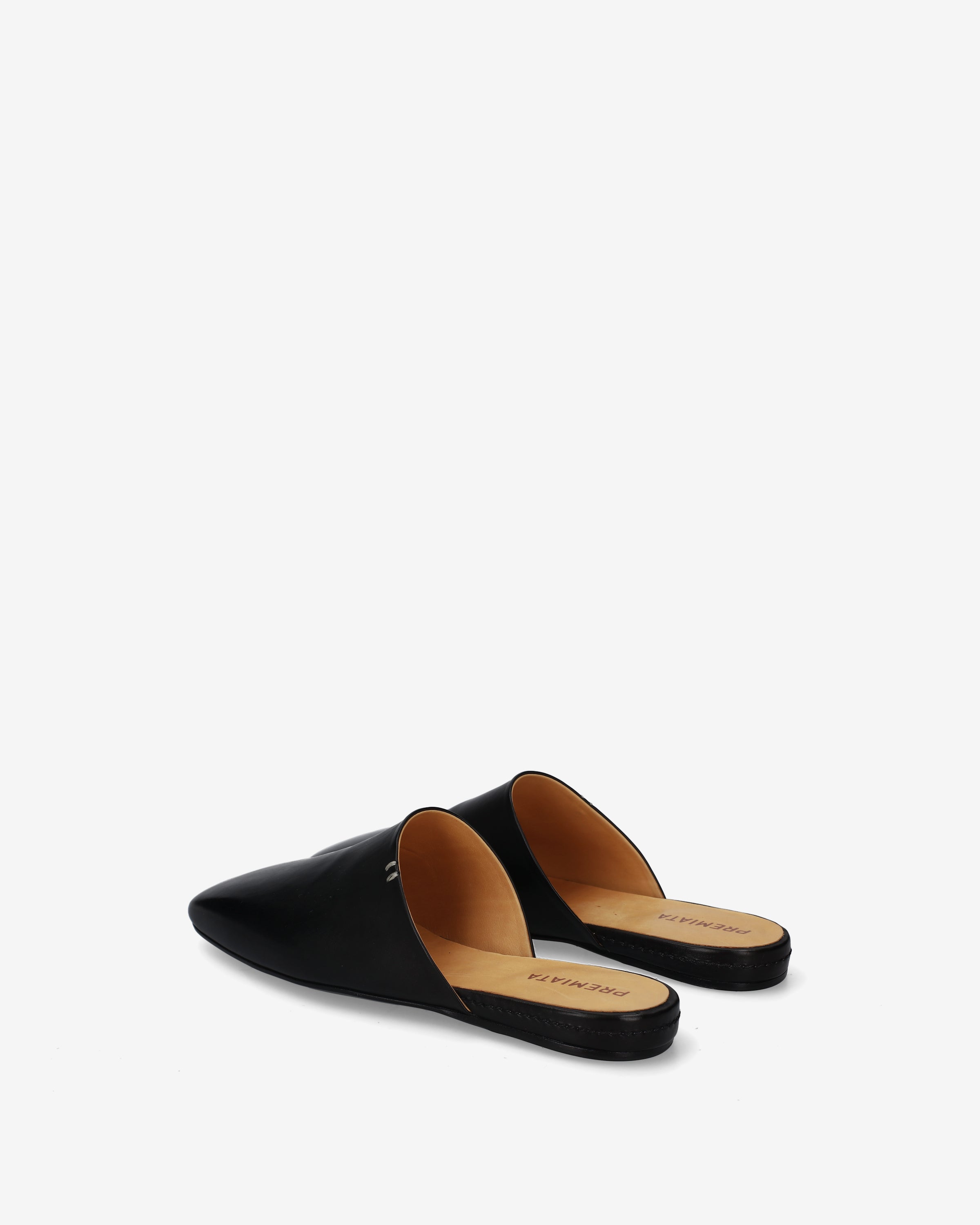 premiata-mules-leder-schwarz-herren-handfinish image 5