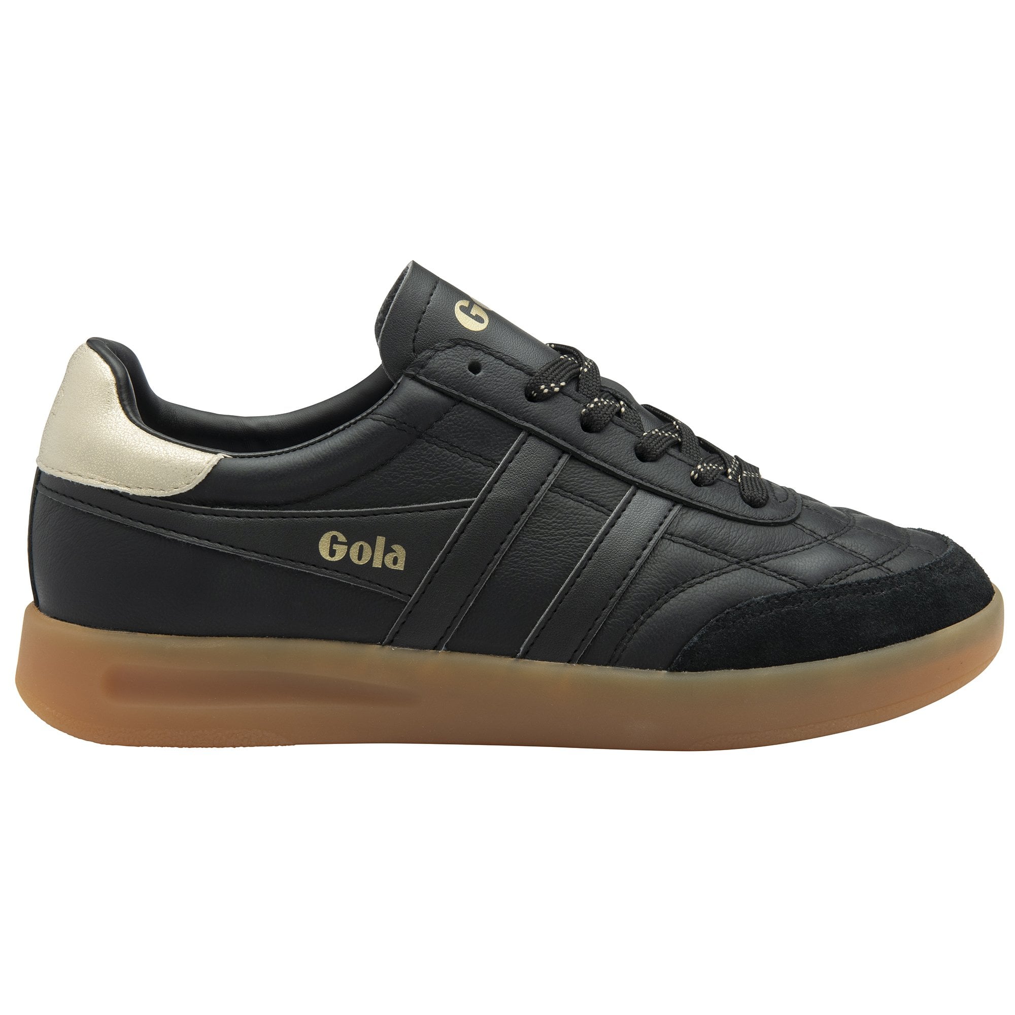 gola-stadia-leather-damen-sneaker-schwarz-gold image 1