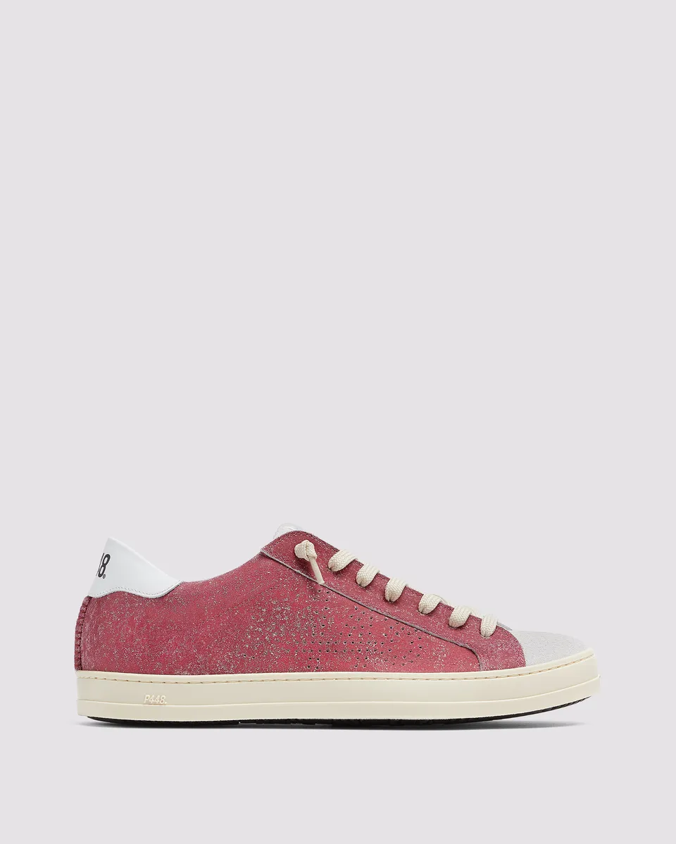 p448-john-deco-low-top-sneaker-burgundy-damen image 1