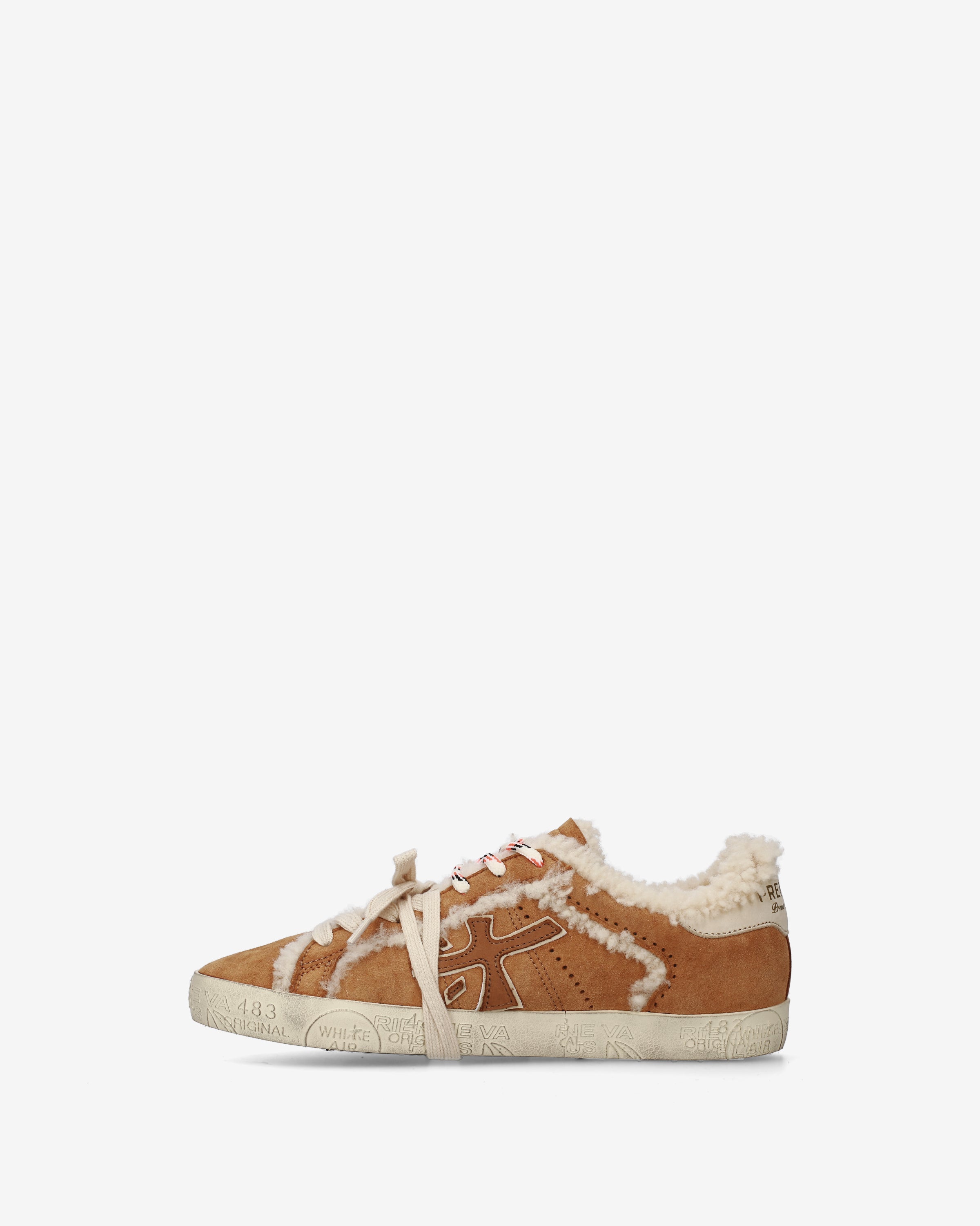 premiata-stevend-8693m-sneaker-damen-cuoio-shearling image 3