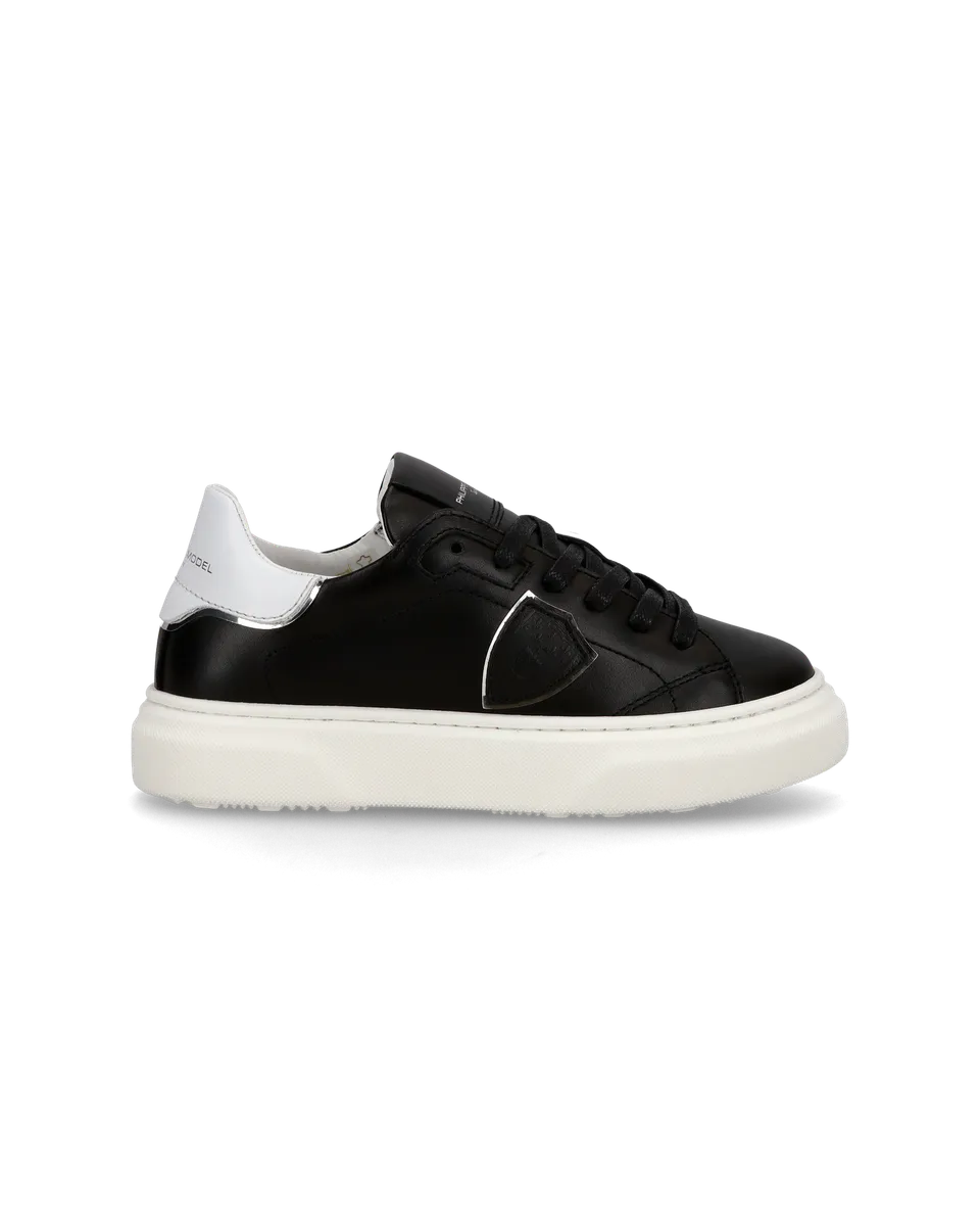 philippe-model-temple-junior-kinder-sneaker-schwarz-wei image 1