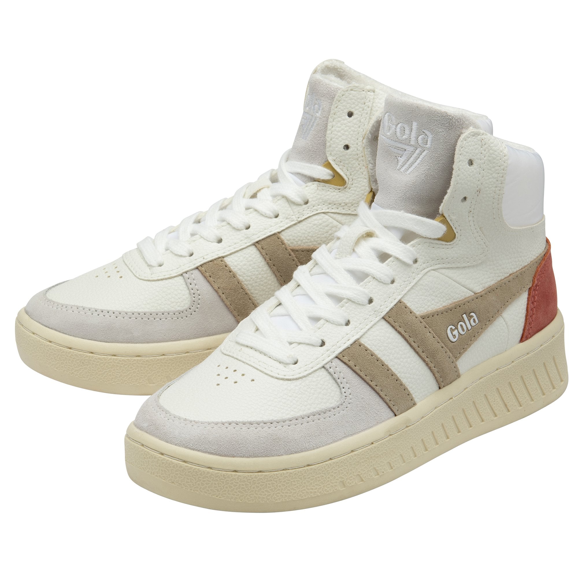 gola-slam-trident-damen-high-top-sneaker-wei-beige-ton image 3
