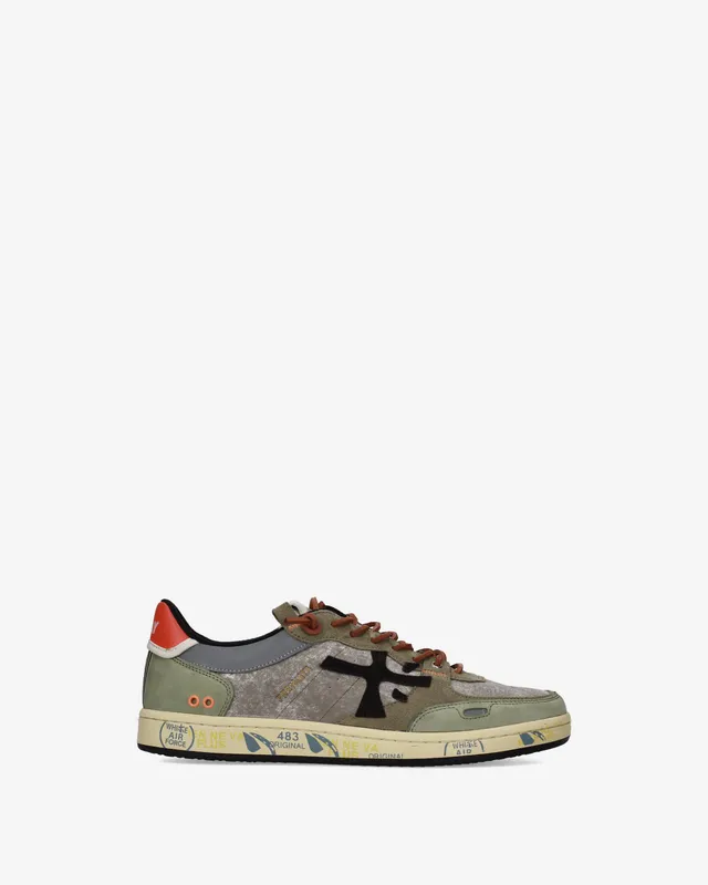 premiata-bskt-clay-7845-herren-sneaker-sage-grey image 1