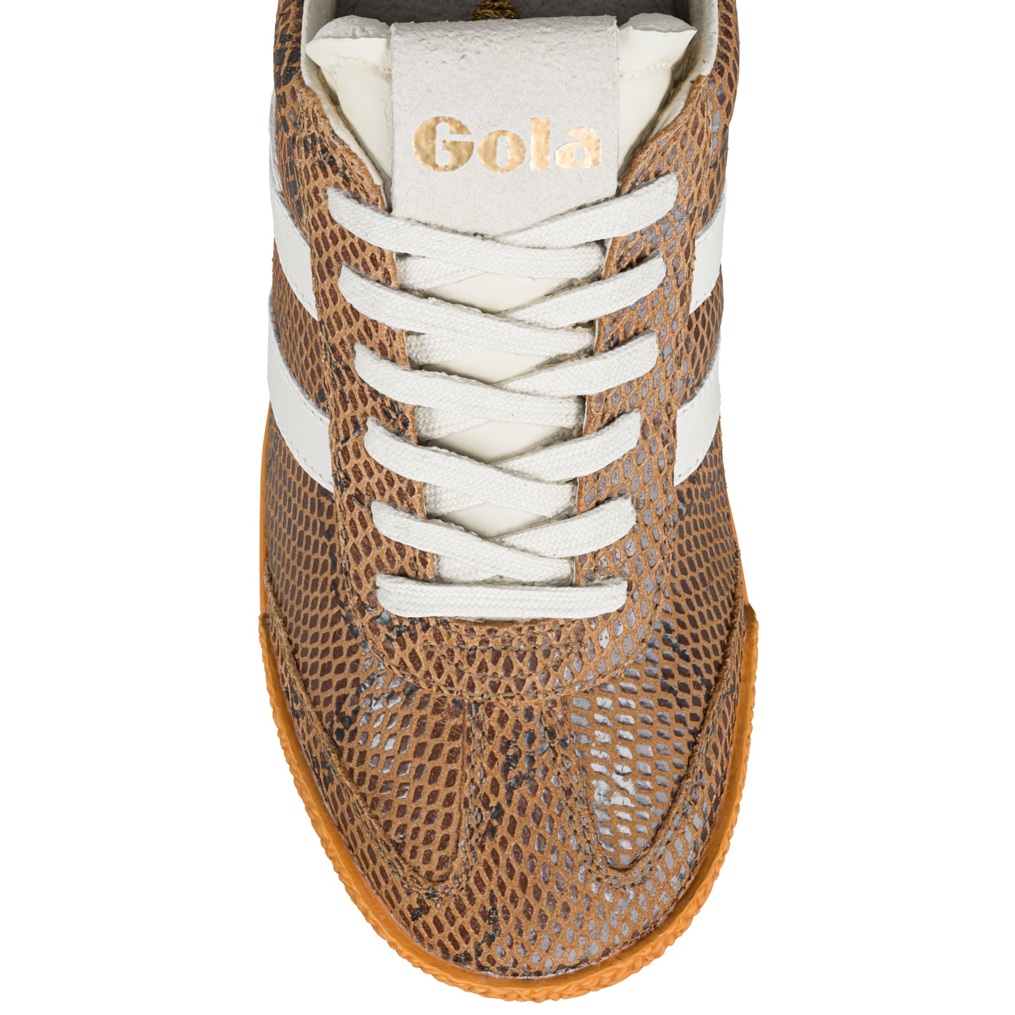 gola-elan-serpent-damen-turnschuhe-in-otterbraun-mit-schlangenprint image 4