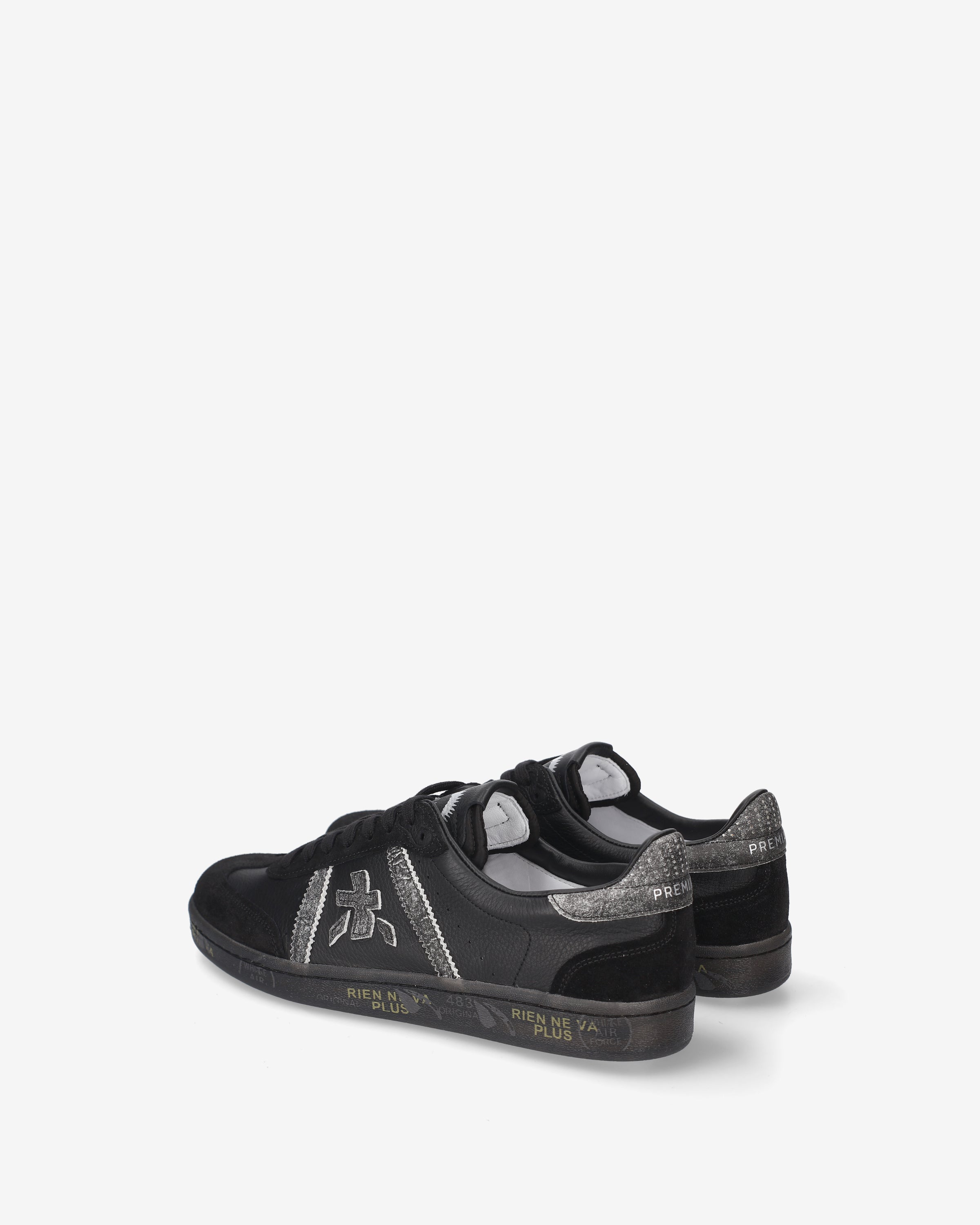 premiata-bonnie-8591-damen-sneaker-schwarz-silber image 5