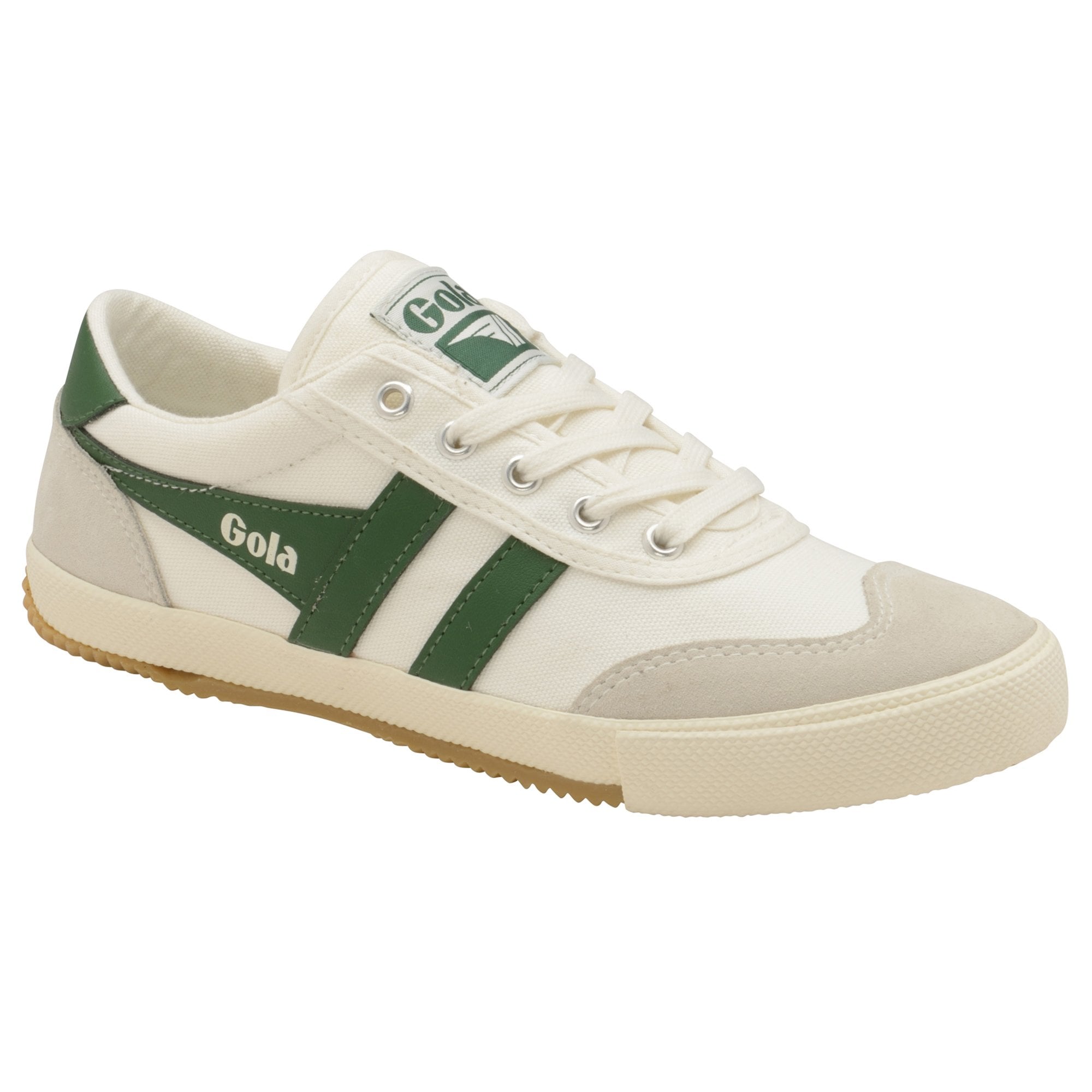 gola-badminton-plimsoll-sneaker-herren-creme-canvas image 2