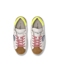 philippe-model-prsx-sneaker-kids-wei-cognac-neongelb image 5