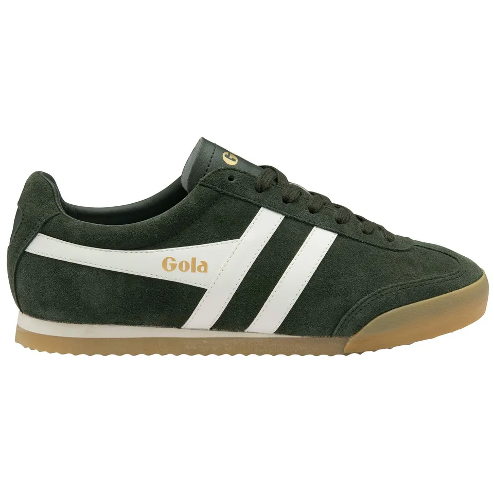 gola-apollo-herren-sneaker-dunkelkhaki-wildleder-creme image 1