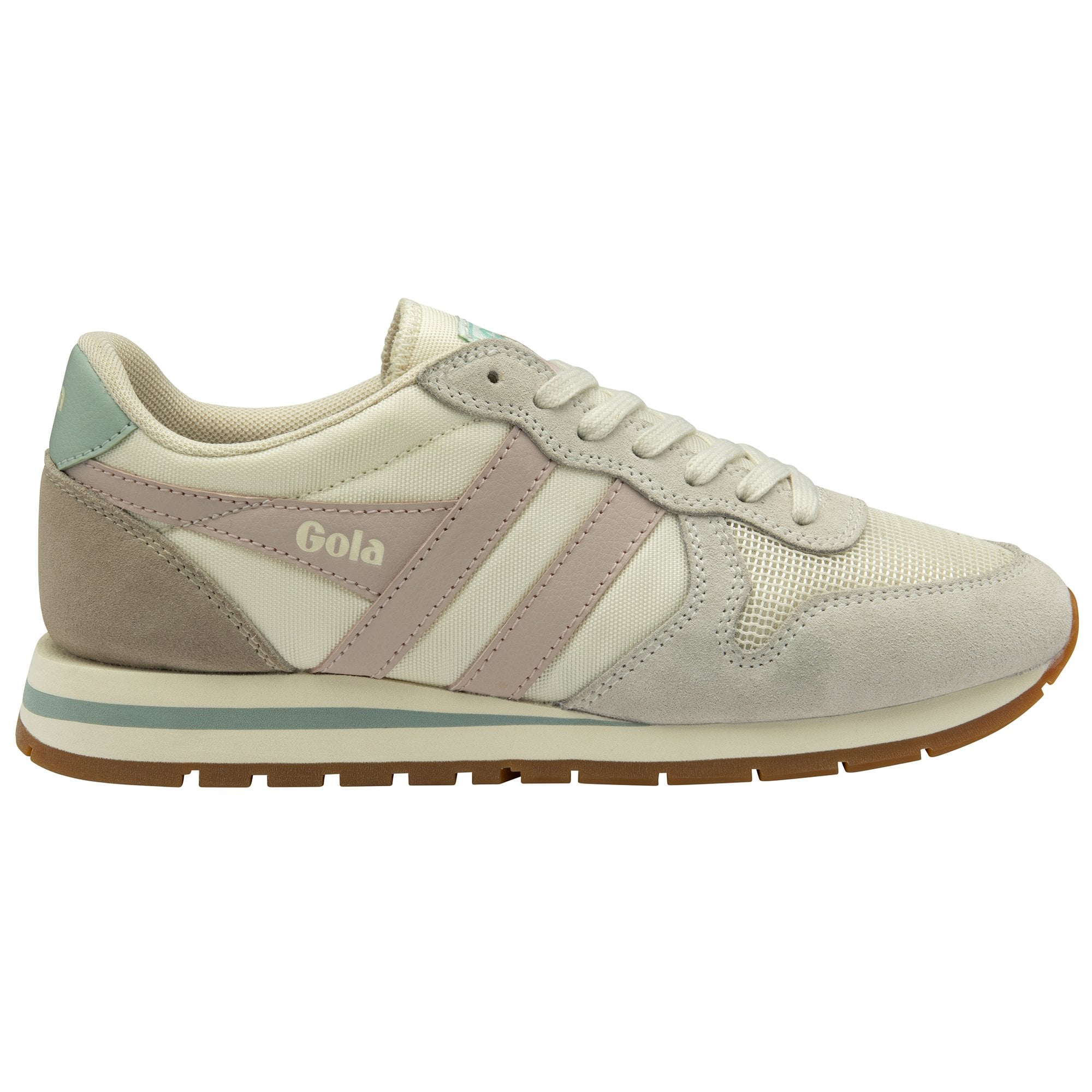 gola-daytona-sneaker-f-r-damen-off-white-ros-surf-blue image 1