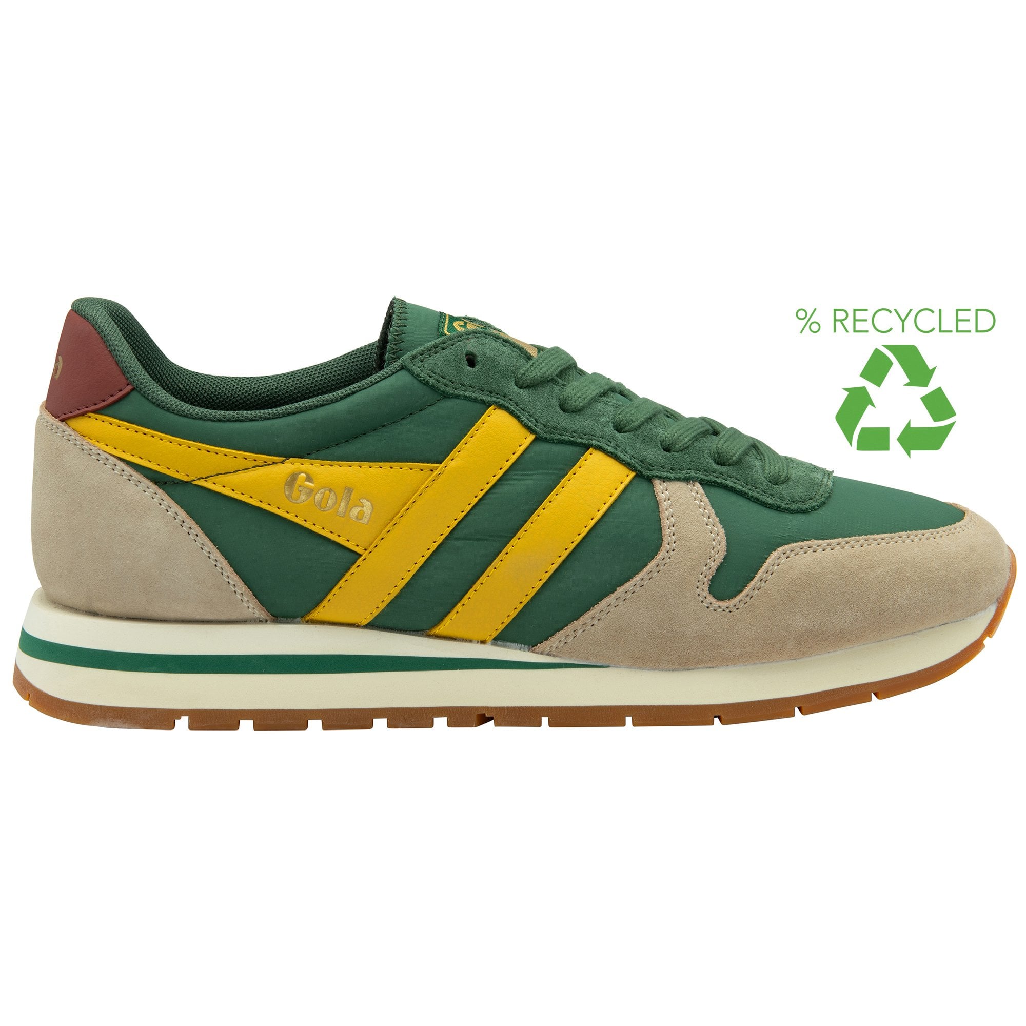 gola-daytona-chute-herren-sneaker-evergreen-bone-off-sun image 1