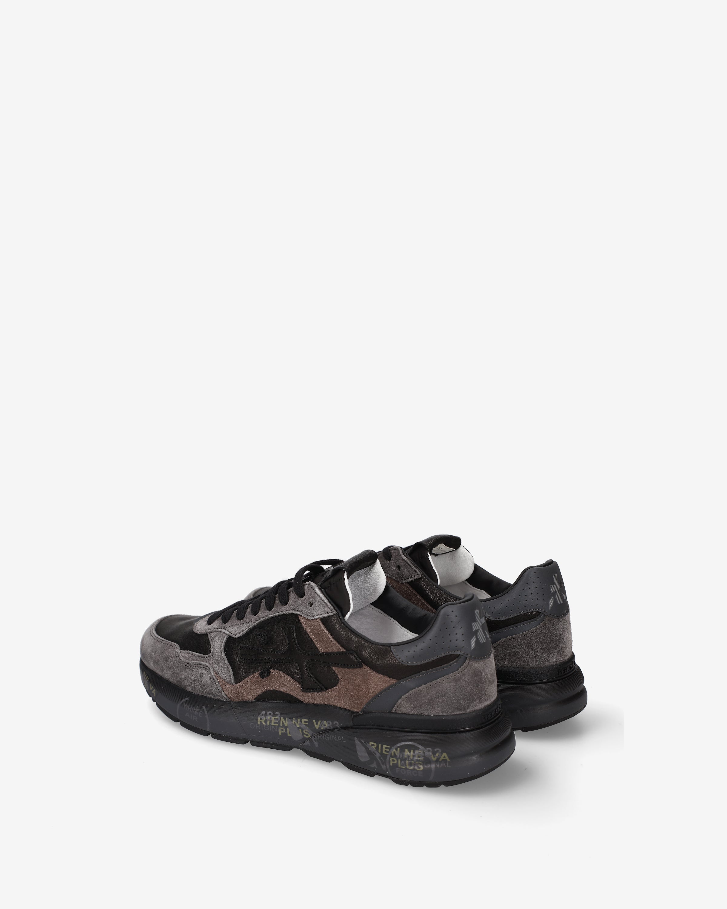 premiata-mick-0-1-8452-sneaker-herren-anthrazit-schwarz image 5
