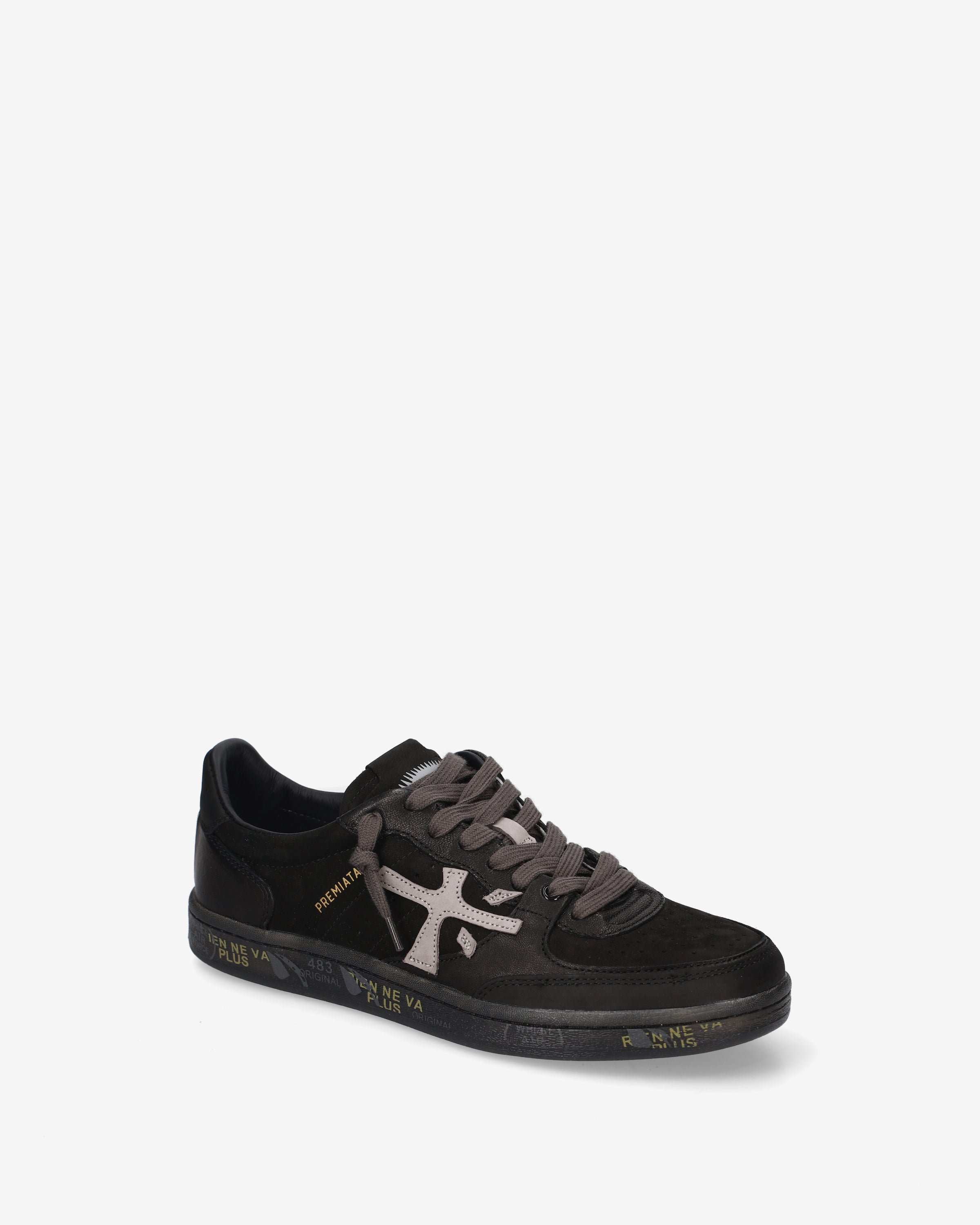 premiata-bskt-clay-8439-sneaker-herren-schwarz image 4