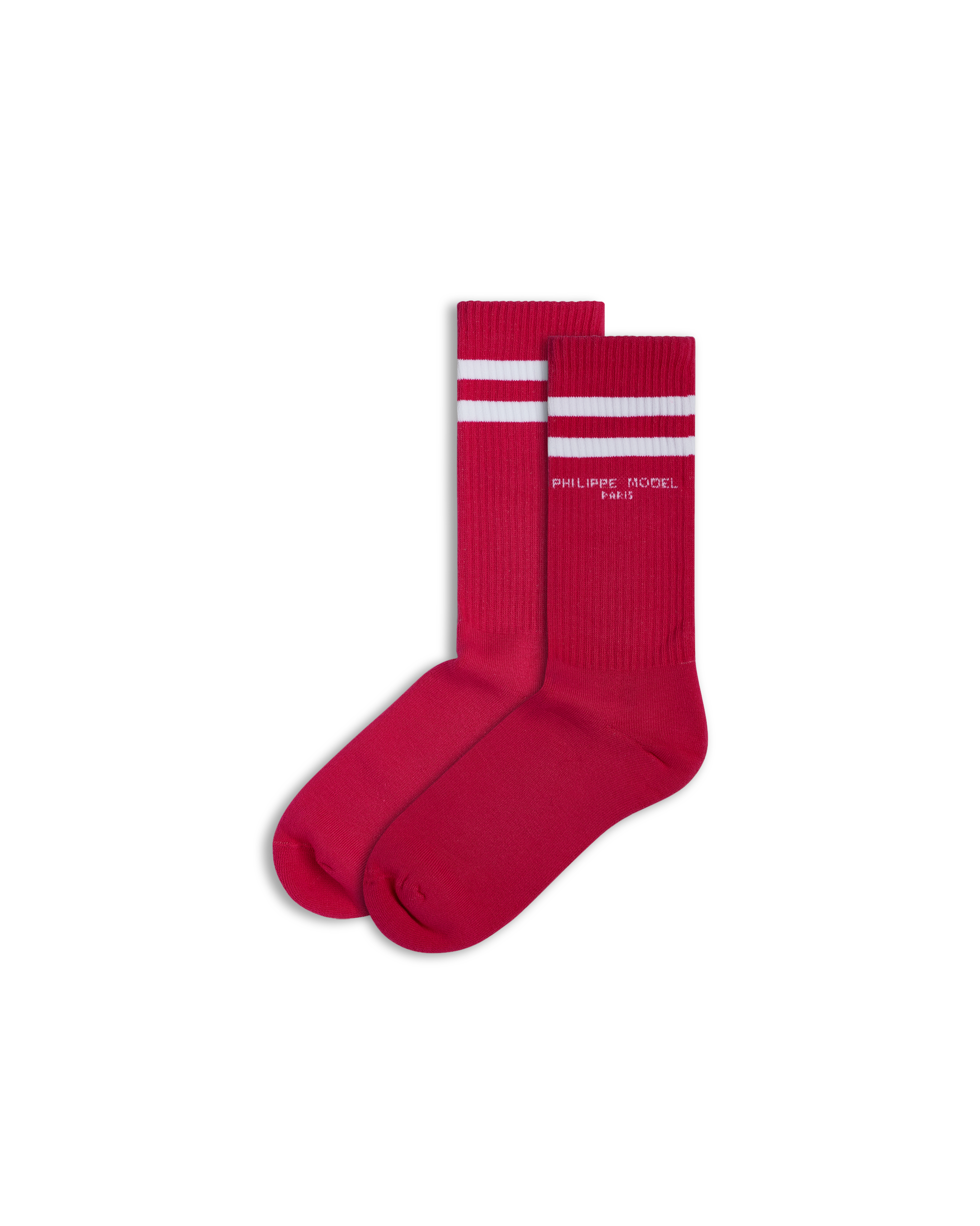 philippe-model-socken-baumwolle-wei-fuchsia image 1