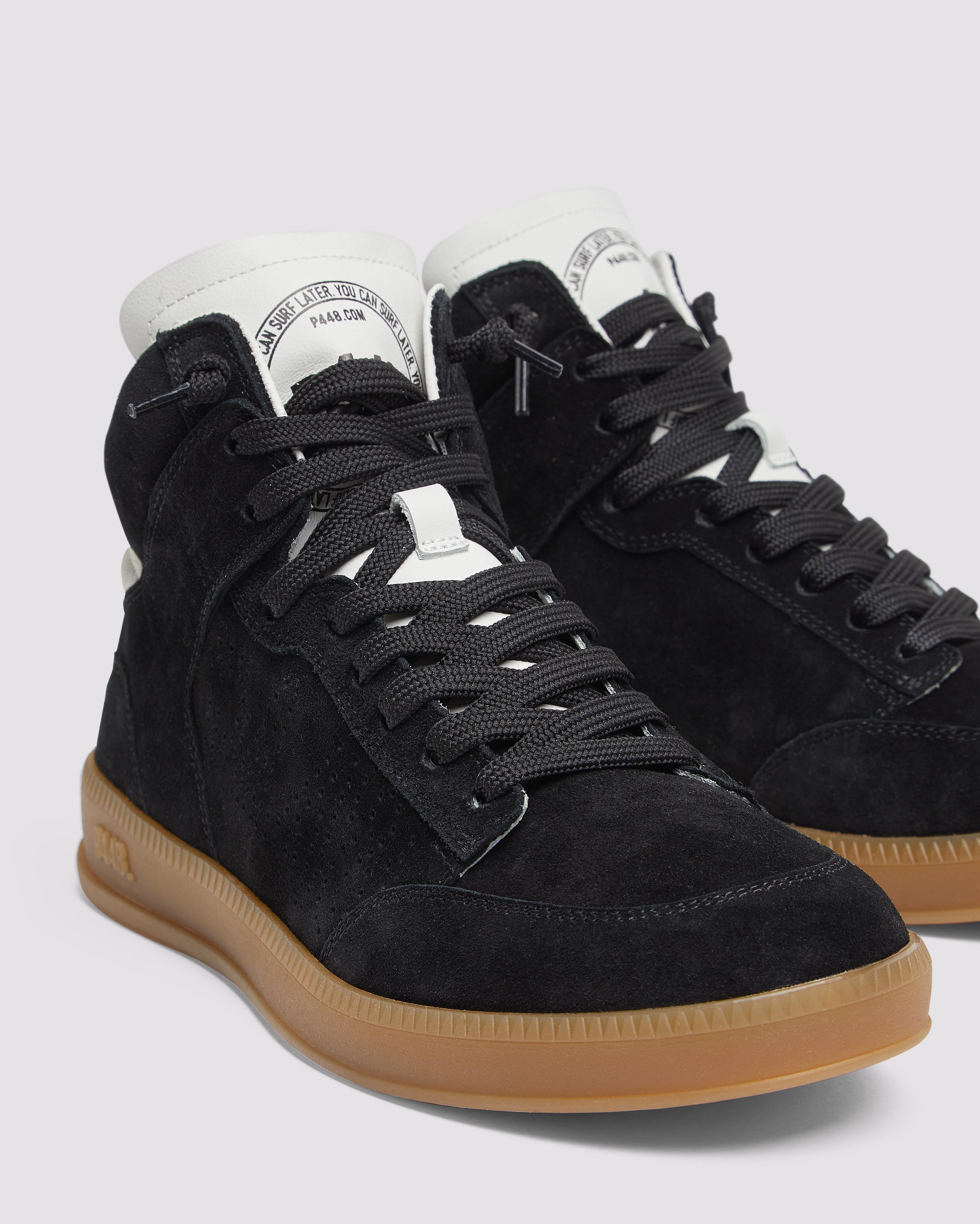 p448-london-black-damen-high-top-sneaker image 4