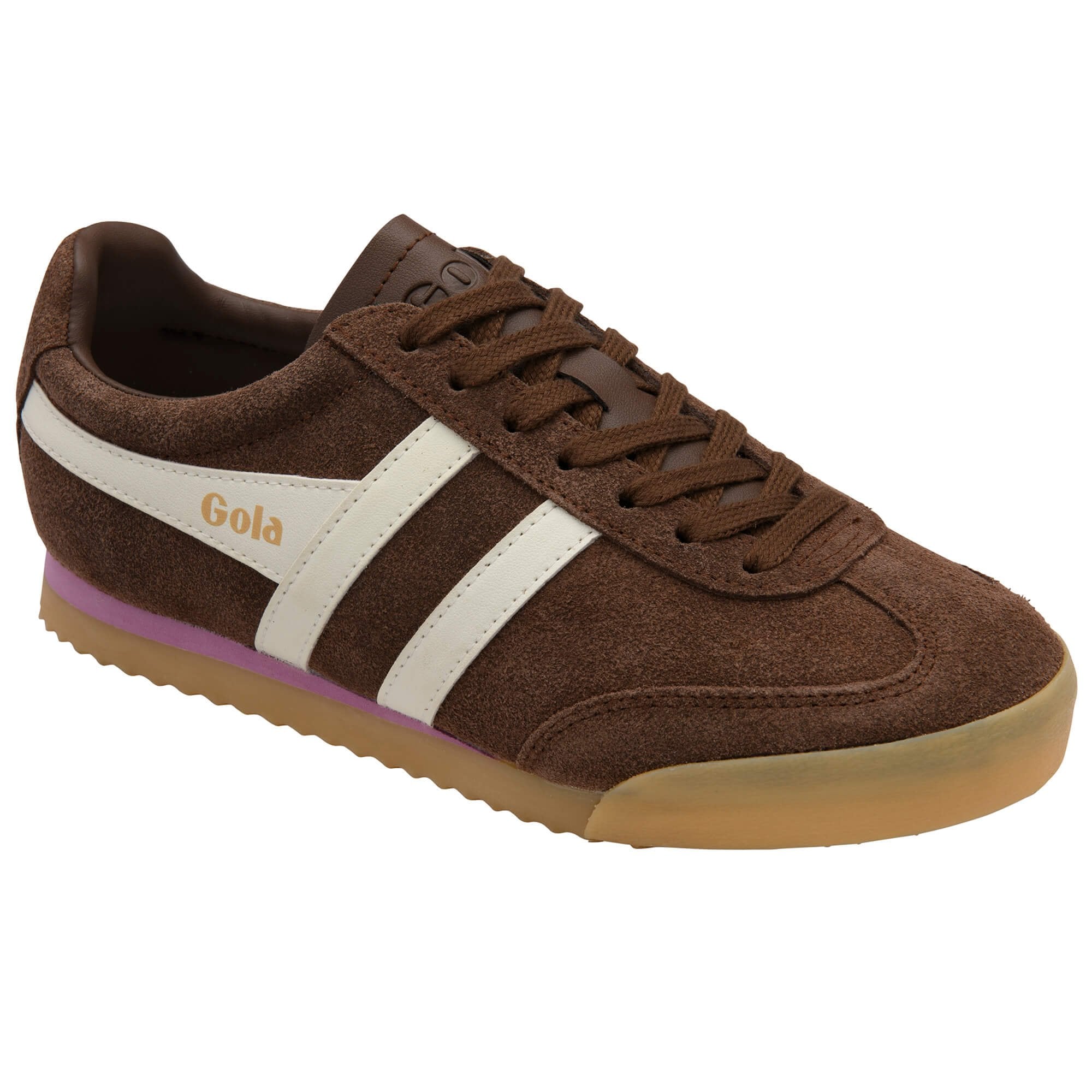 gola-apollo-damen-sneaker-wildleder-dunkelbraun-cremewei image 2