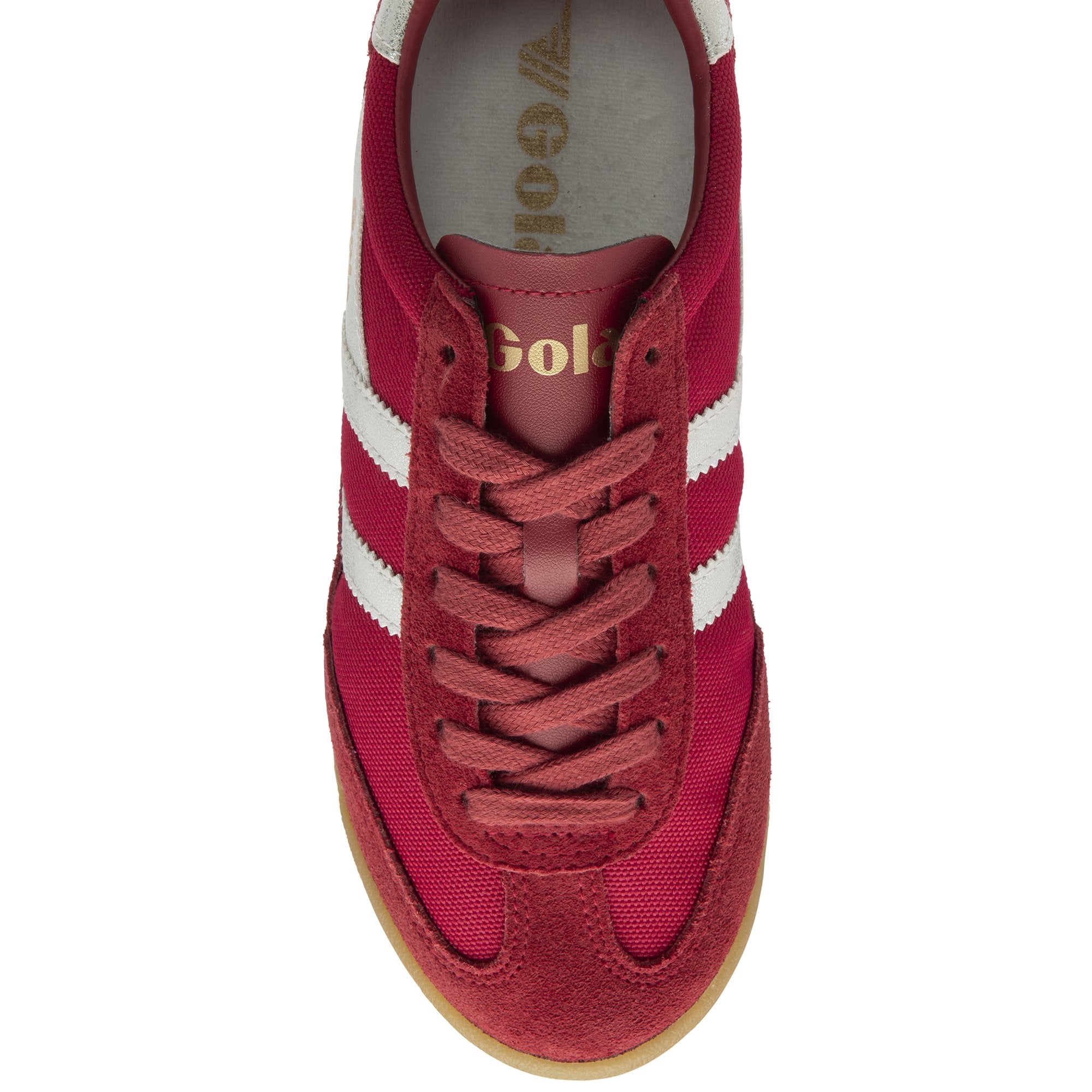 gola-tornado-sneaker-f-r-damen-rot-nylon-wildleder image 5