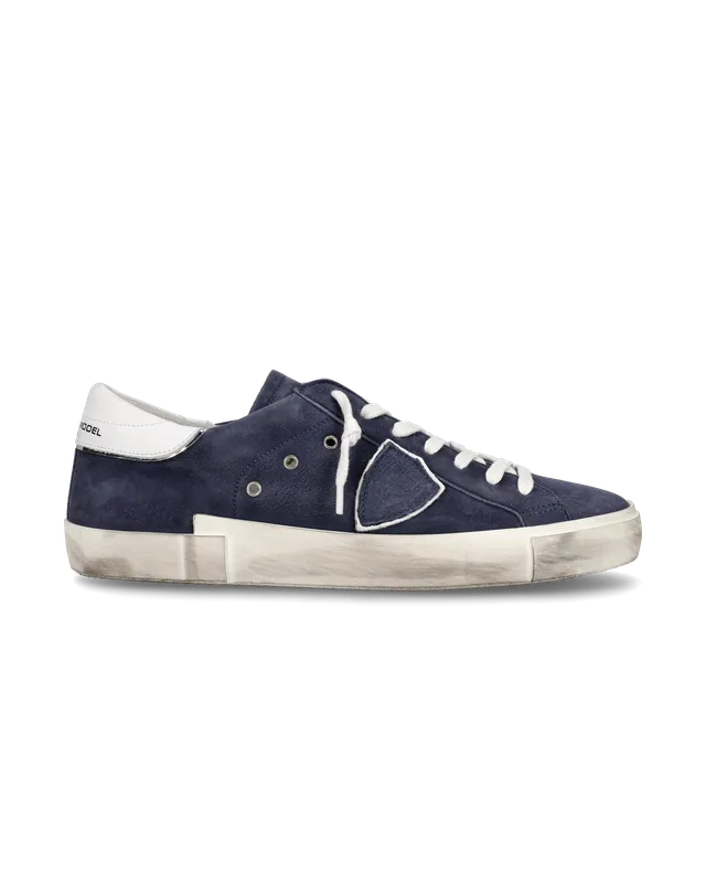 philippe-model-prsx-herren-low-top-sneaker-blau image 1